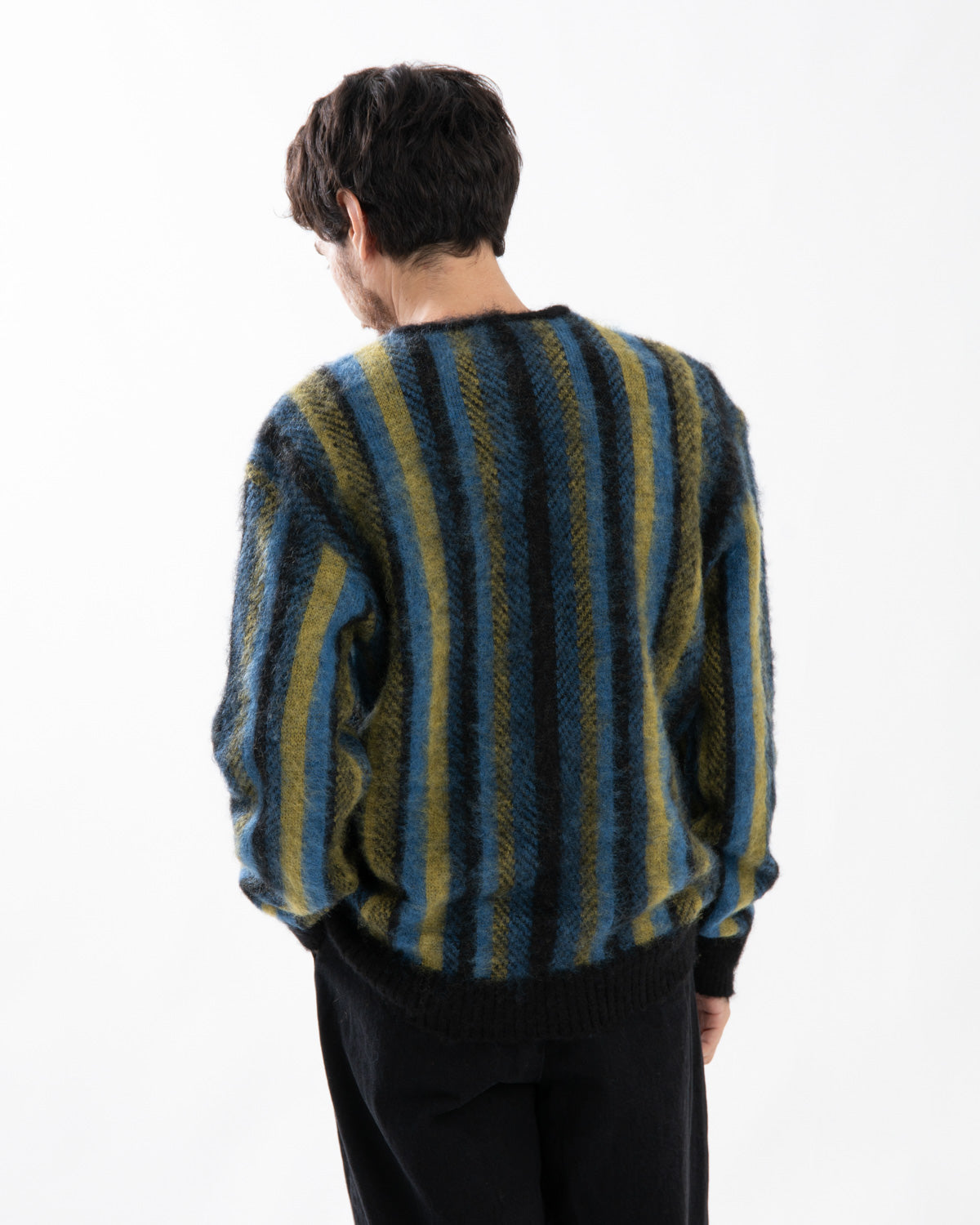 MOHAIR CARDIGAN - STRIPE