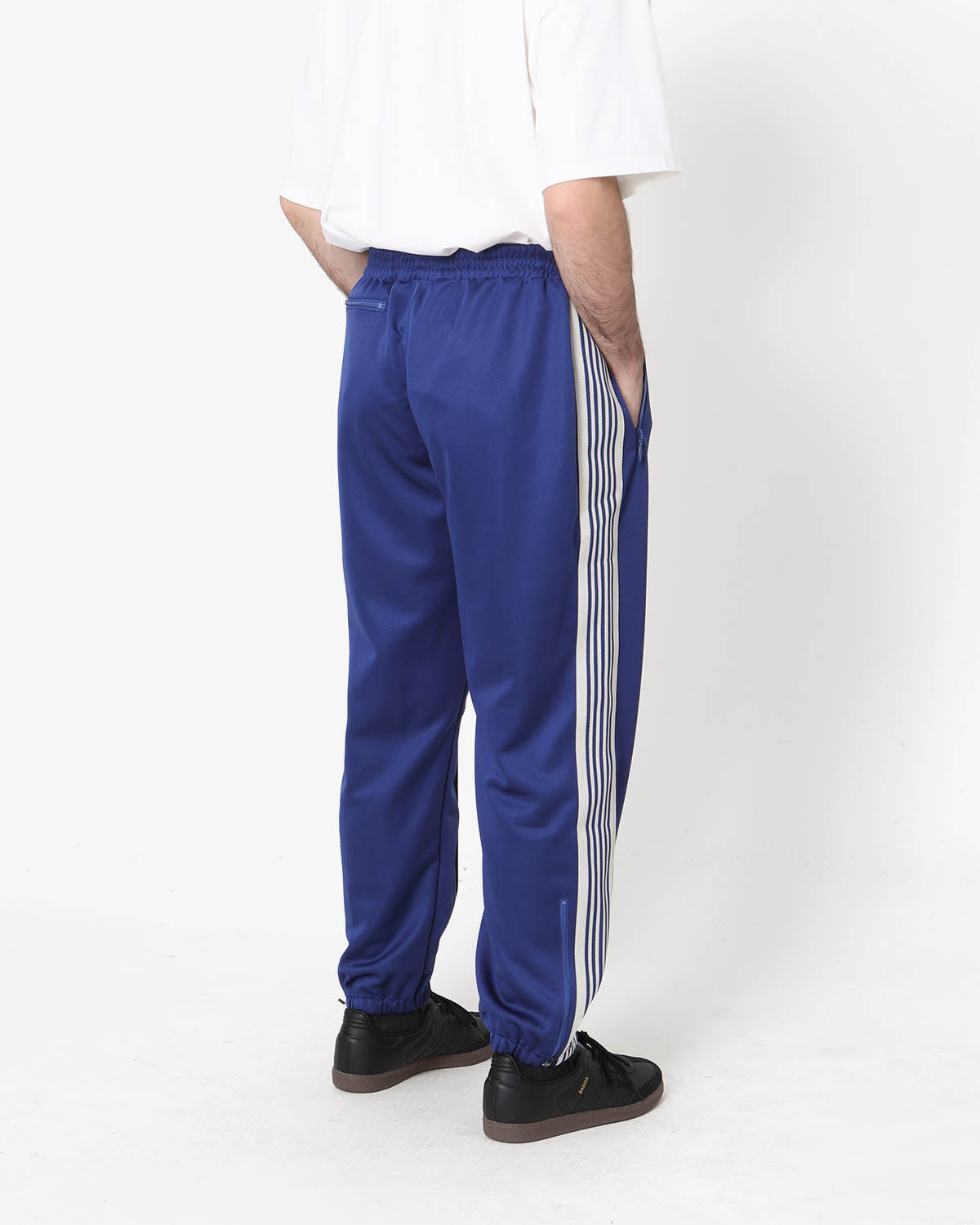 ZIPPED TRACK PANT - POLY SMOOTH