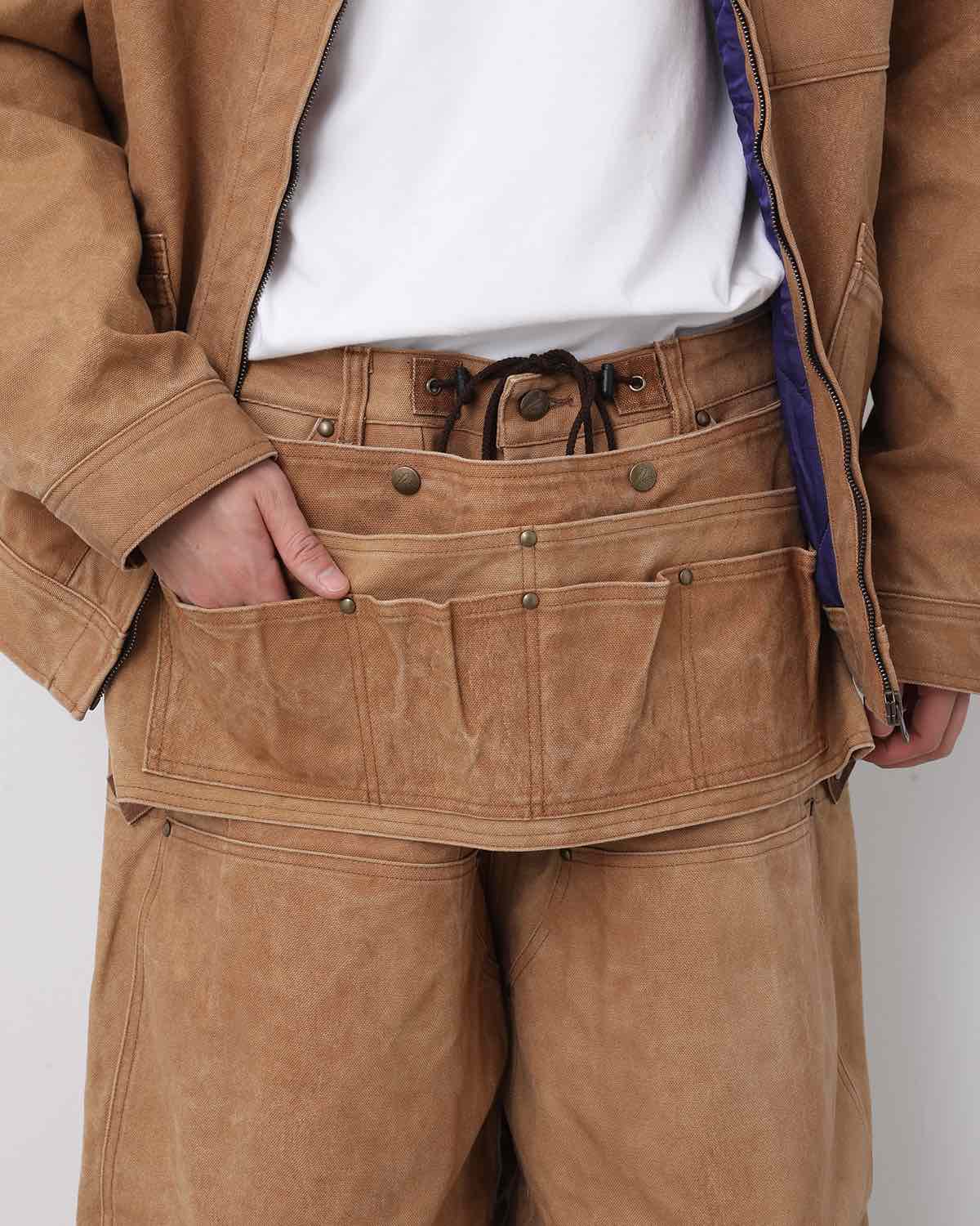 H.D. APRON PAINTER PANT - DUCK CANVAS / KAKISHIBU PAINT
