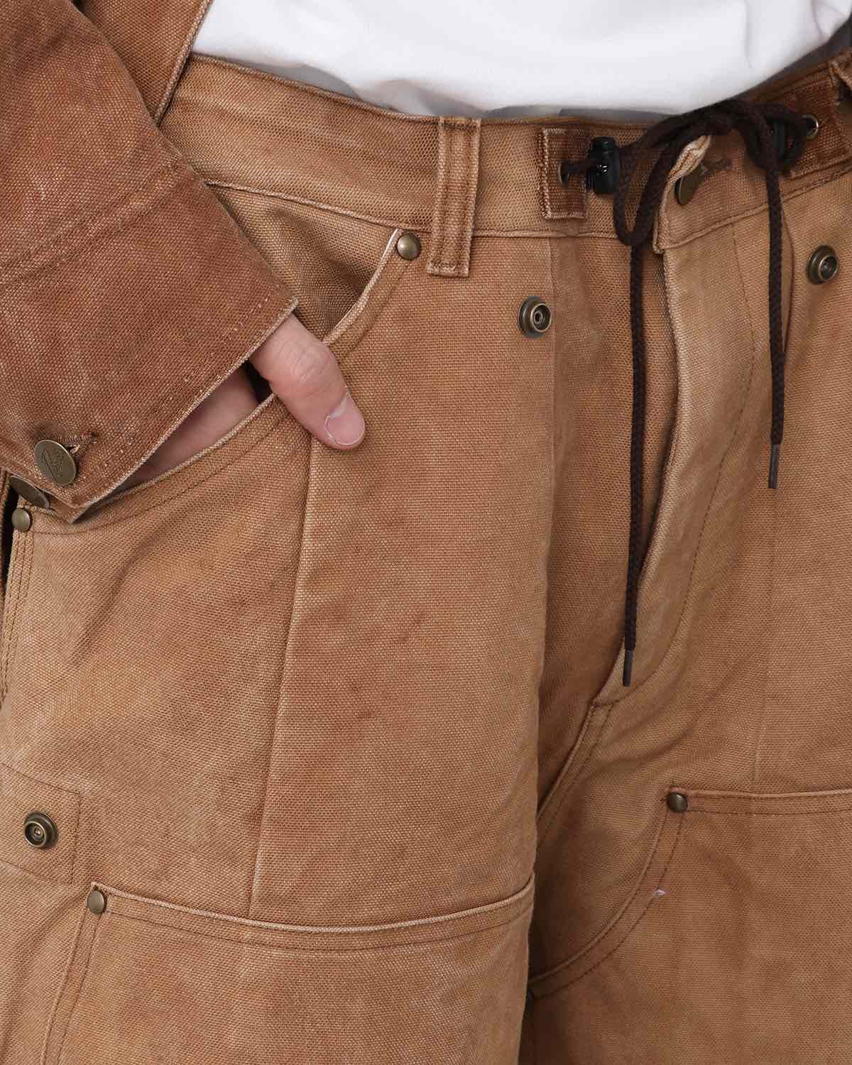 H.D. APRON PAINTER PANT - DUCK CANVAS / KAKISHIBU PAINT