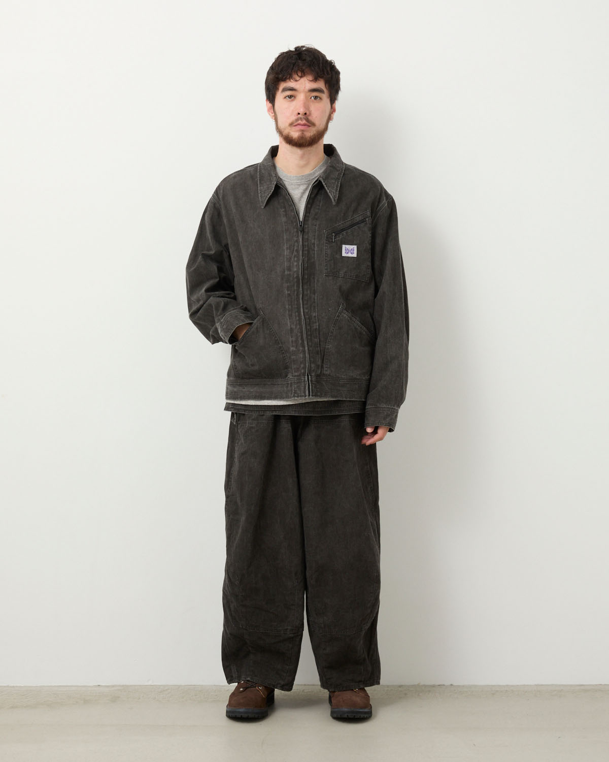 H.D. APRON PAINTER PANT - C/L CANVAS / SUMI DYE