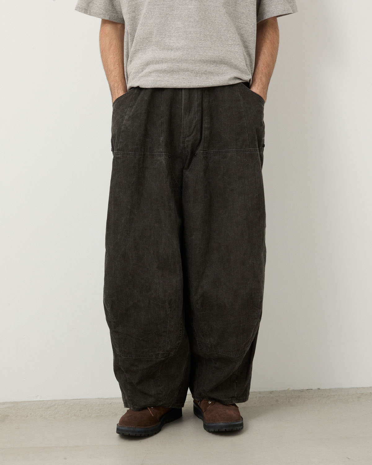 H.D. APRON PAINTER PANT - C/L CANVAS / SUMI DYE