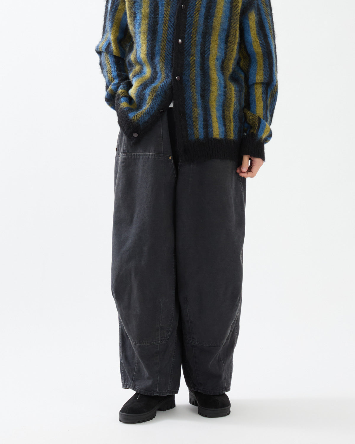 H.D. APRON PAINTER PANT - SULFER DYE DUCK