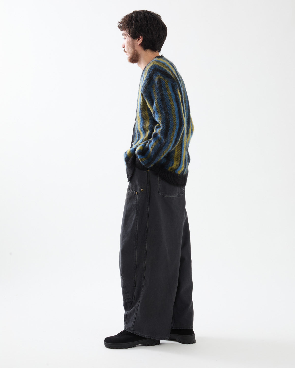 H.D. APRON PAINTER PANT - SULFER DYE DUCK