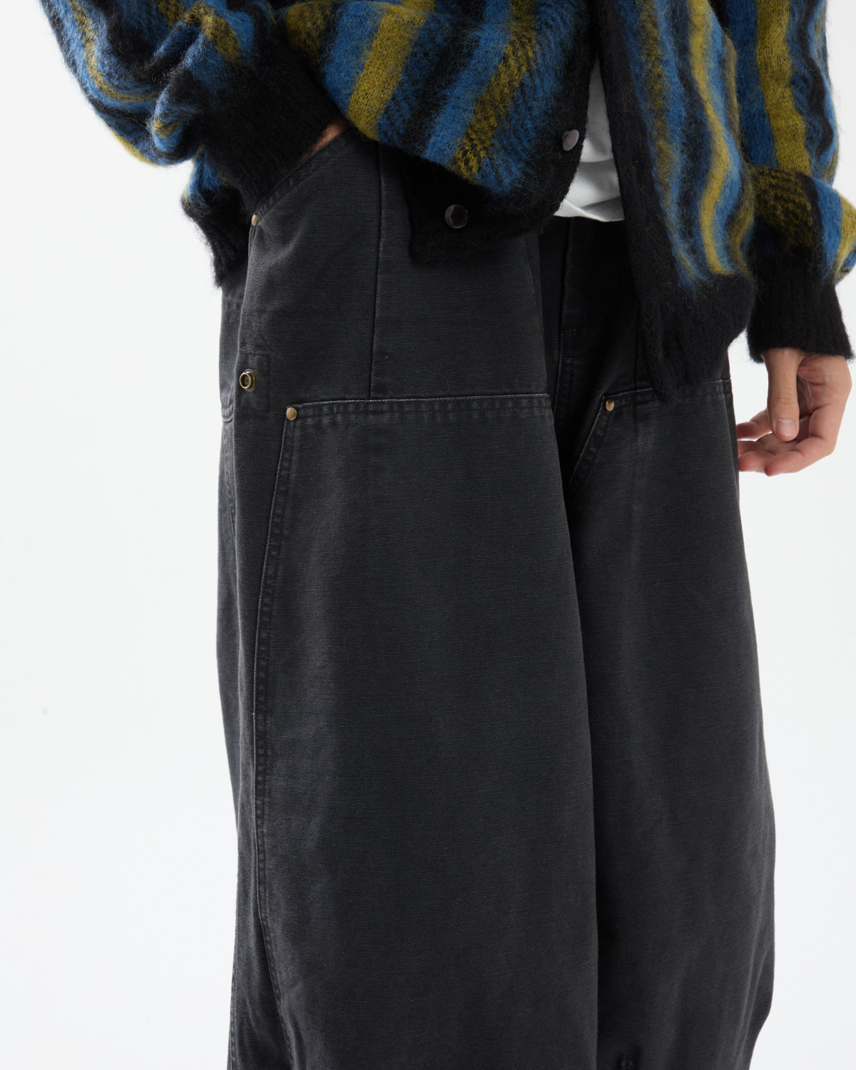 H.D. APRON PAINTER PANT - SULFER DYE DUCK