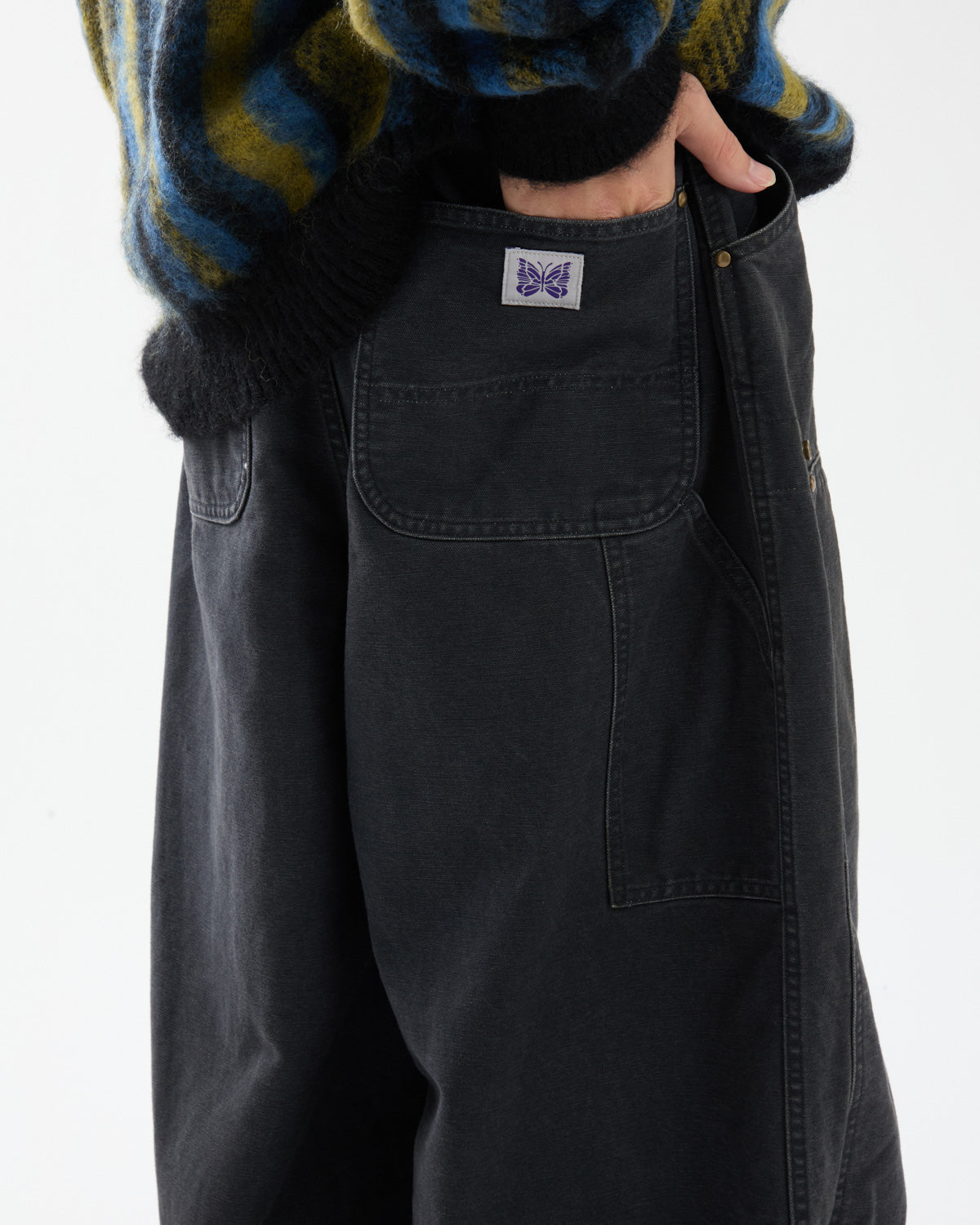 H.D. APRON PAINTER PANT - SULFER DYE DUCK