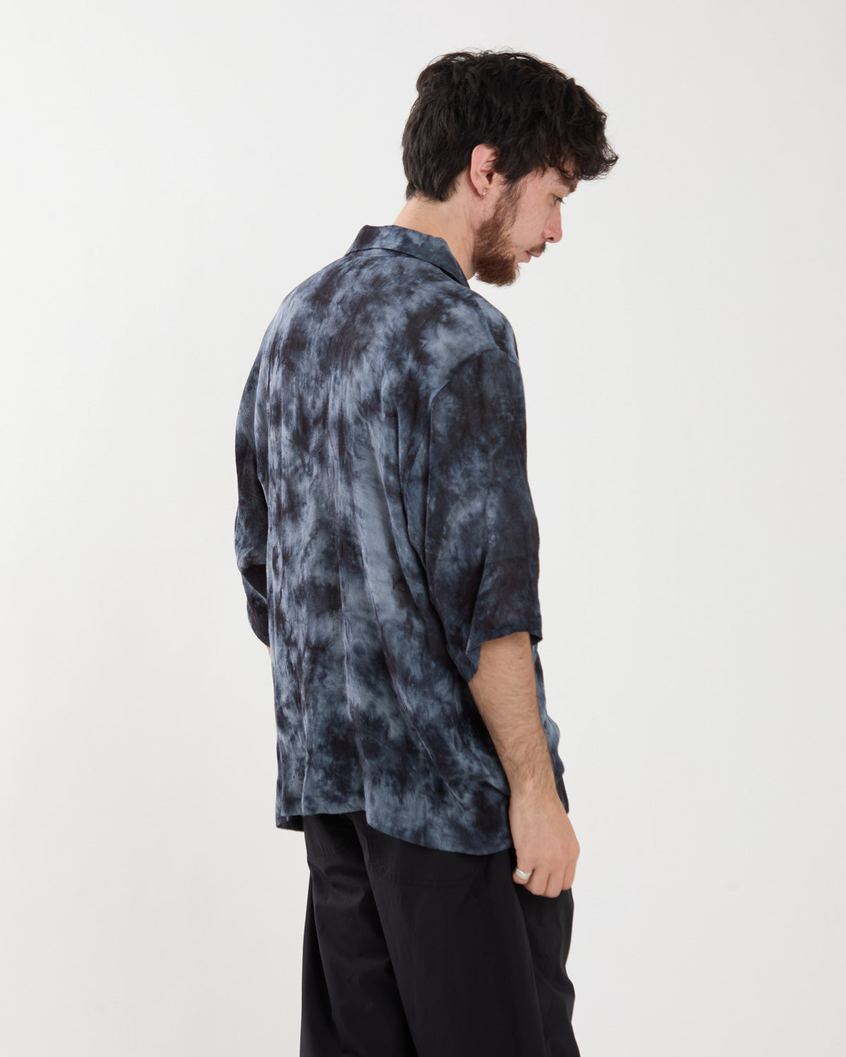 CABANA SHIRT - MESH JACQUARD / UNEVEN DYE
