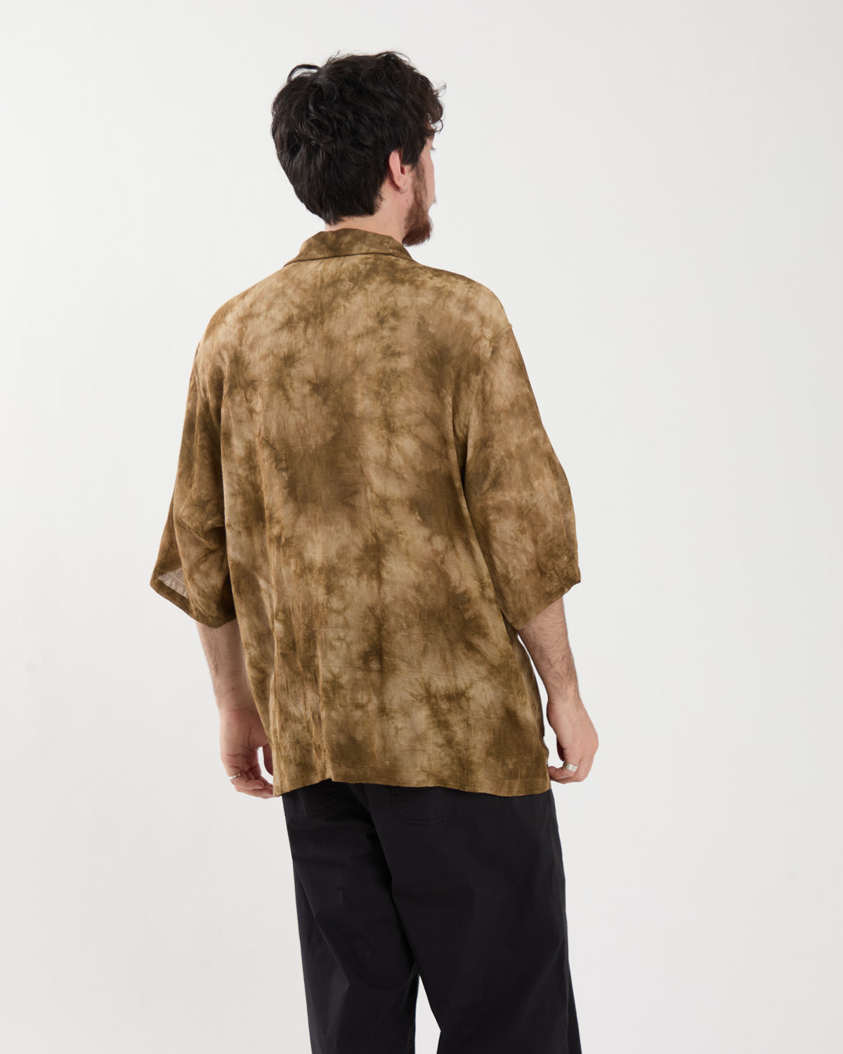 CABANA SHIRT - MESH JACQUARD / UNEVEN DYE