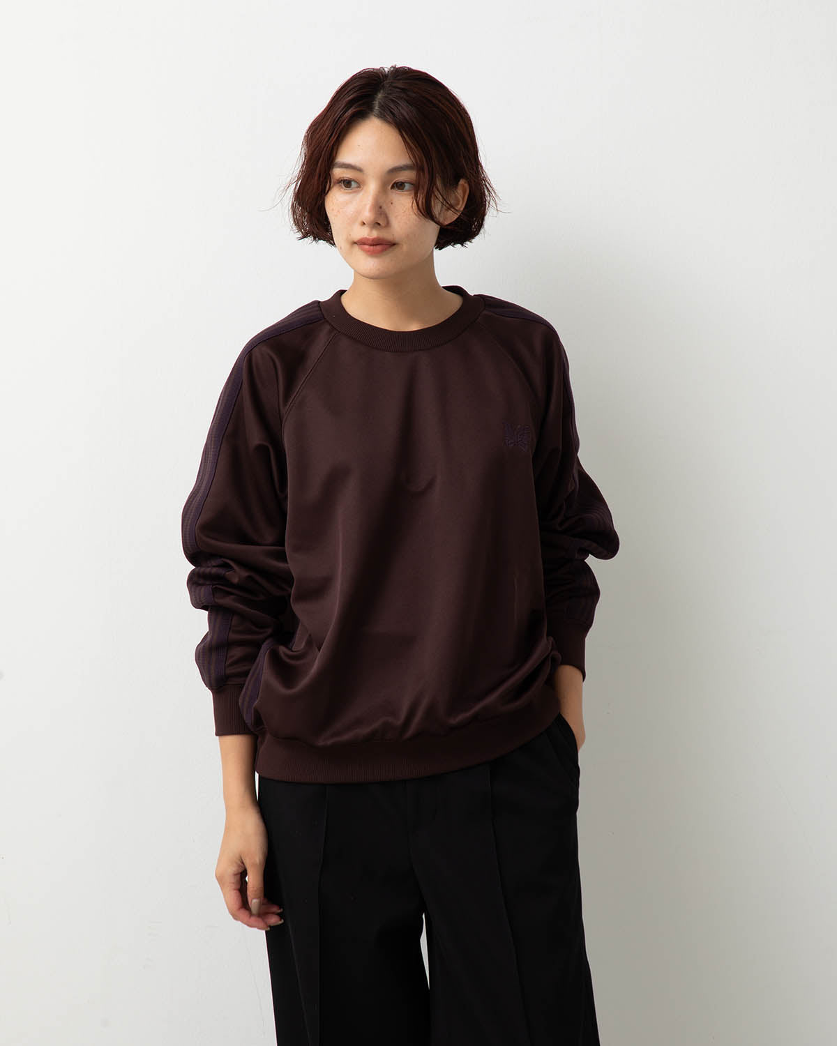 TRACK CREW NECK SHIRT - POLY SMOOTH (WOMEN'S)