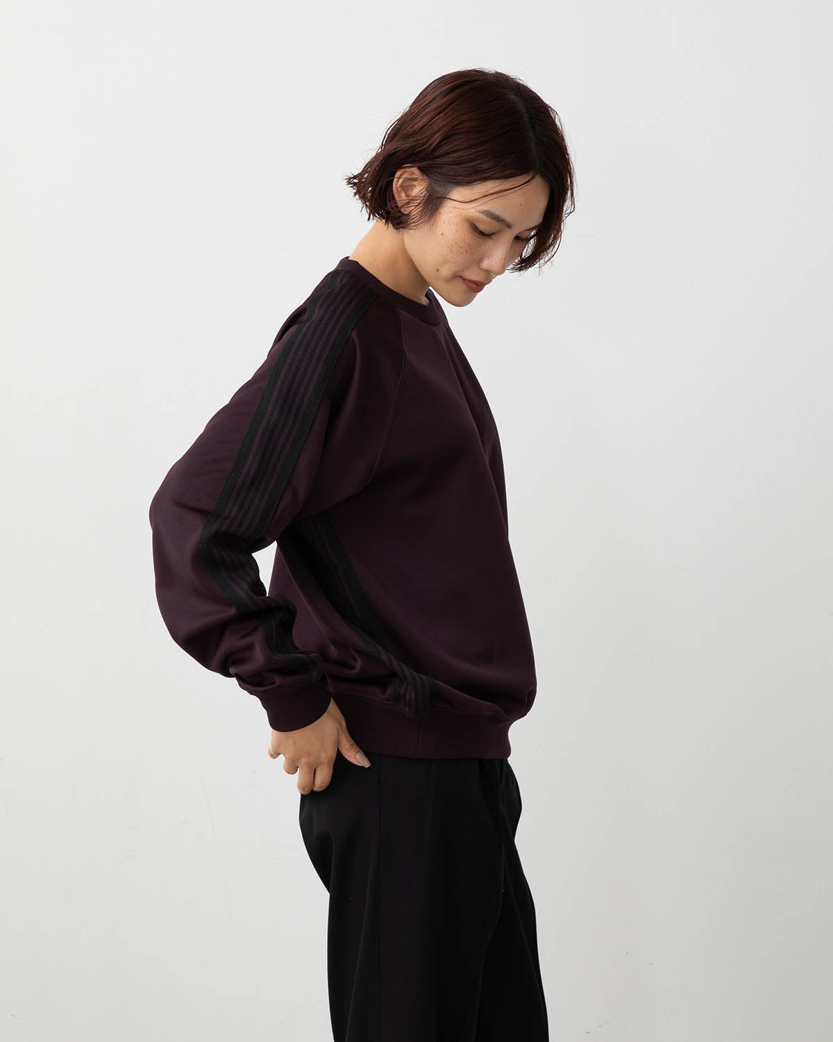 TRACK CREW NECK SHIRT - POLY SMOOTH (WOMEN'S)