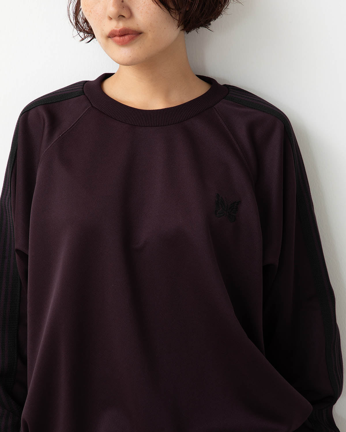 TRACK CREW NECK SHIRT - POLY SMOOTH (WOMEN'S)