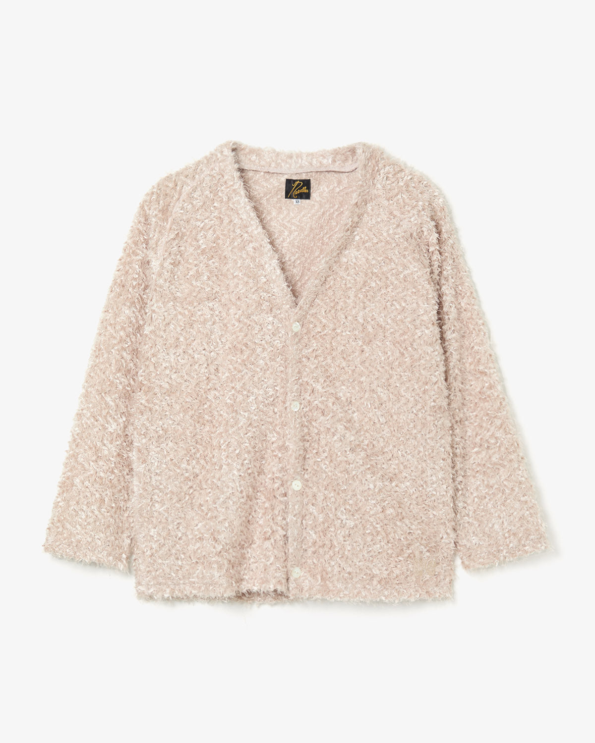 V NECK CARDIGAN - FEATHER TULLE