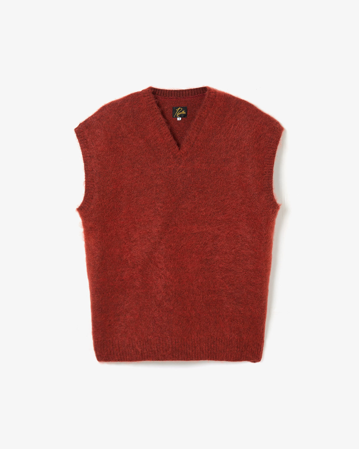 MOHAIR KNIT VEST - SOLID