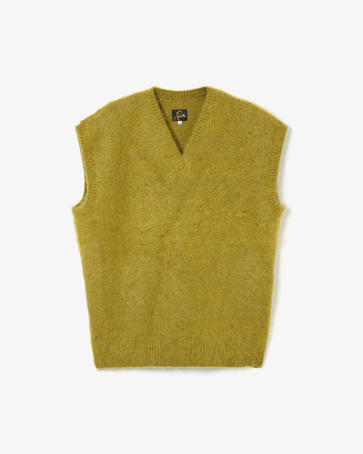MOHAIR KNIT VEST - SOLID