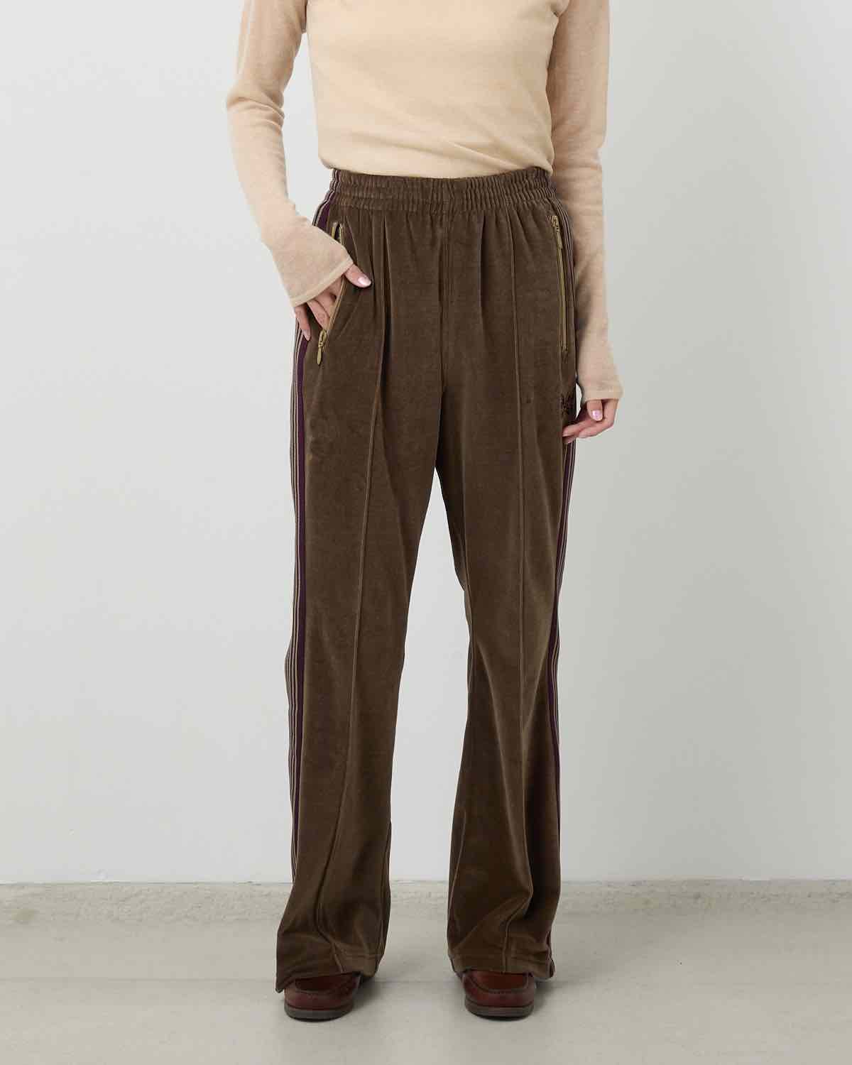BOOT-CUT TRACK PANT - C/PE VELOUR (WOMEN'S)