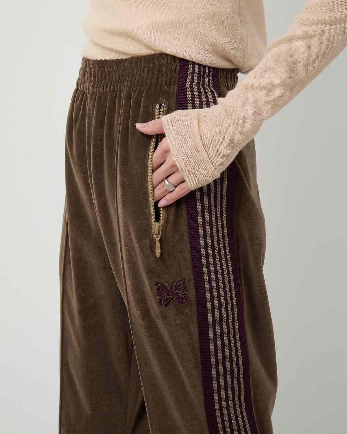 BOOT-CUT TRACK PANT - C/PE VELOUR (WOMEN'S)