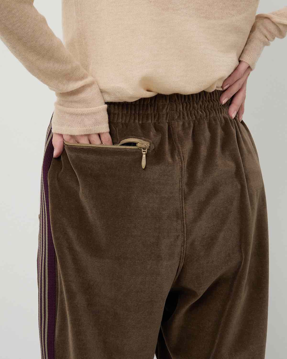 BOOT-CUT TRACK PANT - C/PE VELOUR (WOMEN'S)