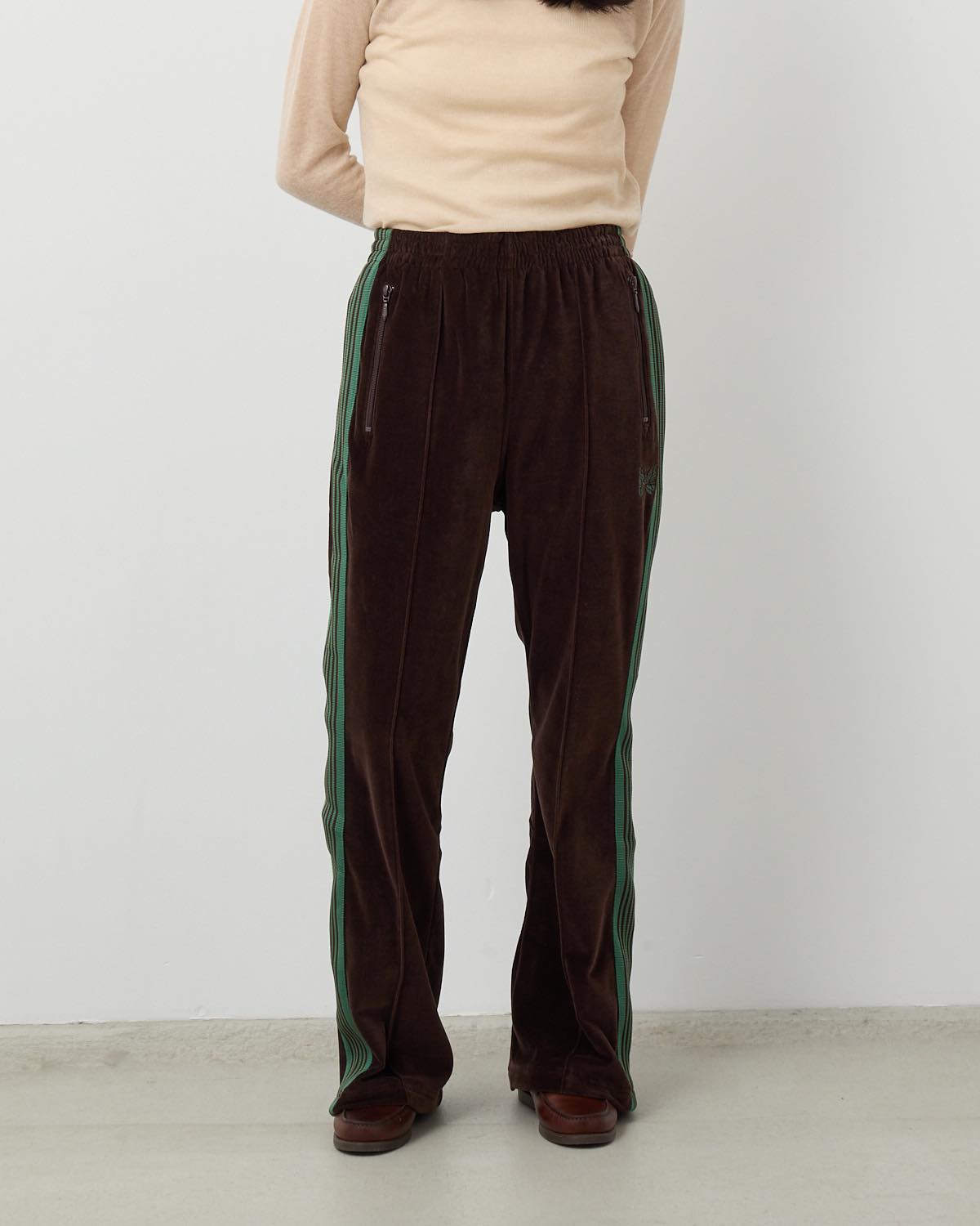 BOOT-CUT TRACK PANT - C/PE VELOUR (WOMEN'S)