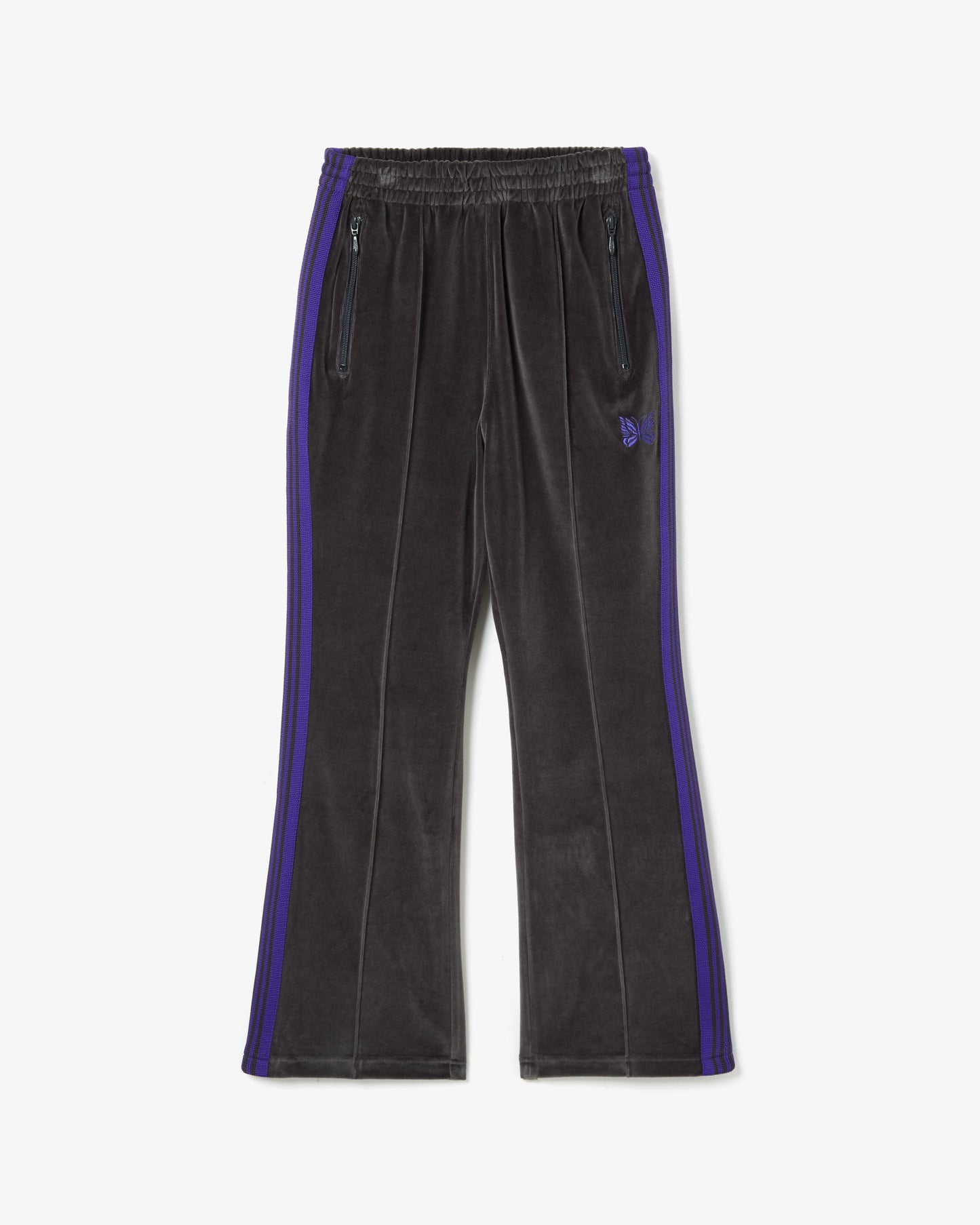 BOOT-CUT TRACK PANT - C/PE VELOUR