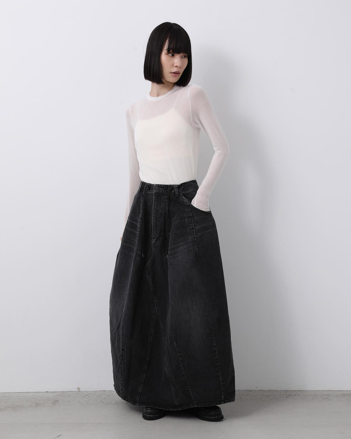 H.D. JEAN SKIRT - 12OZ DENIM