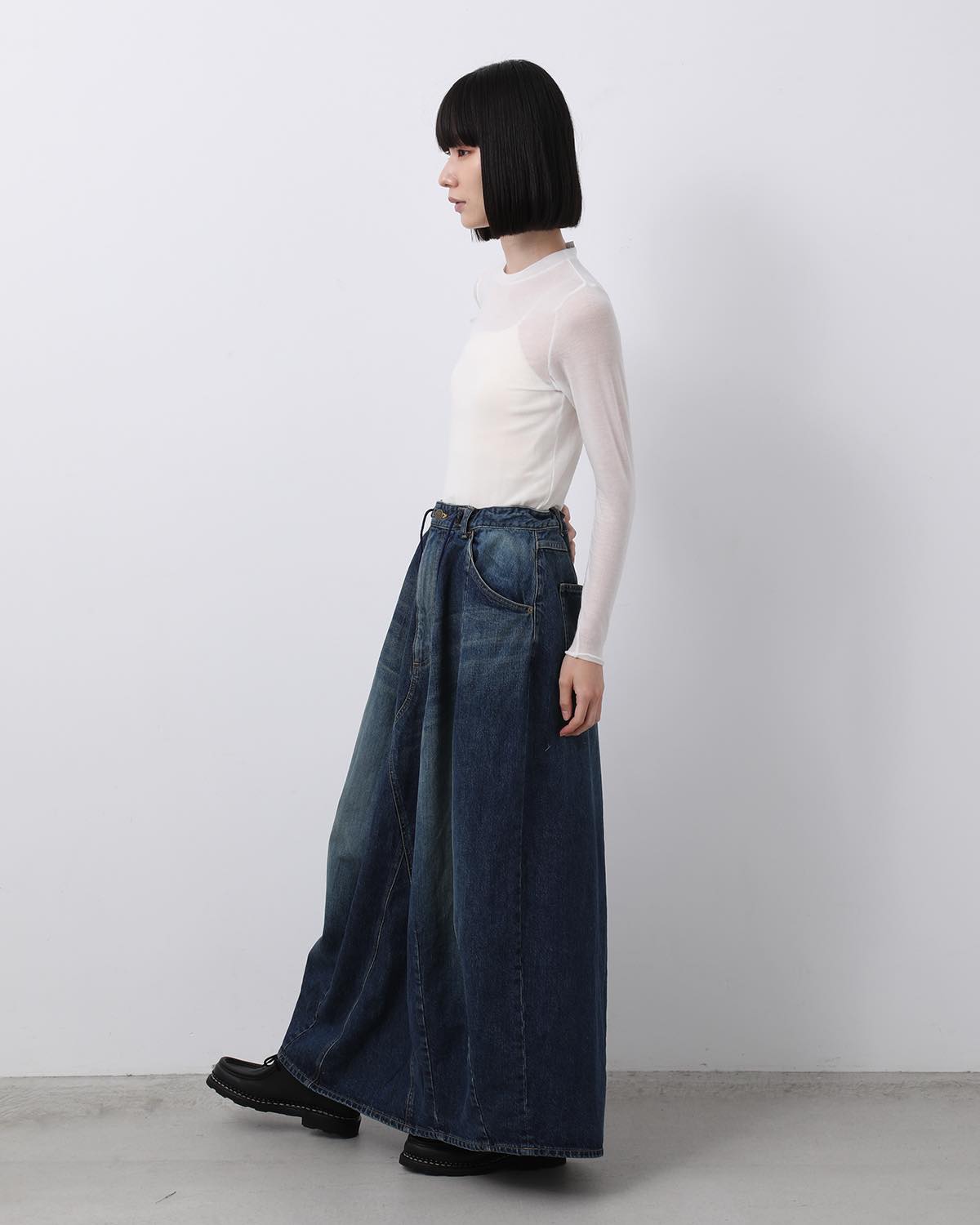 H.D. JEAN SKIRT - 12OZ DENIM