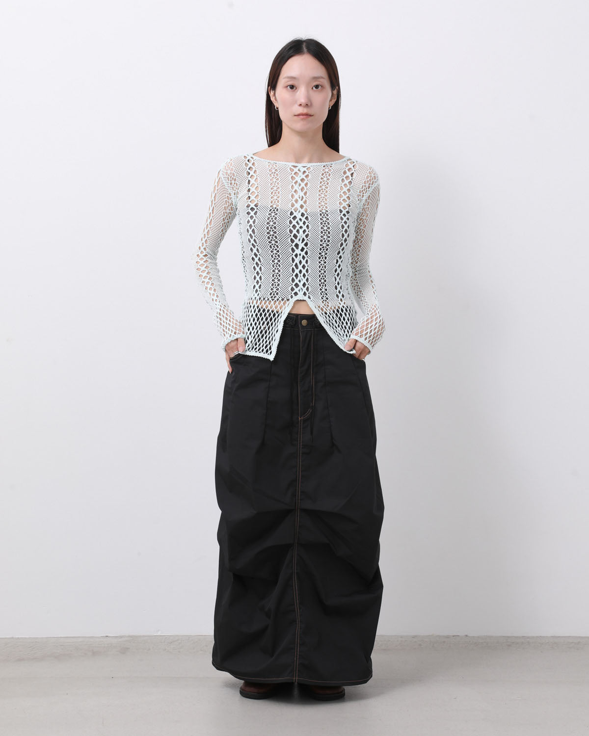 H.D. SKIRT - MEMORY POLY TAFFETA