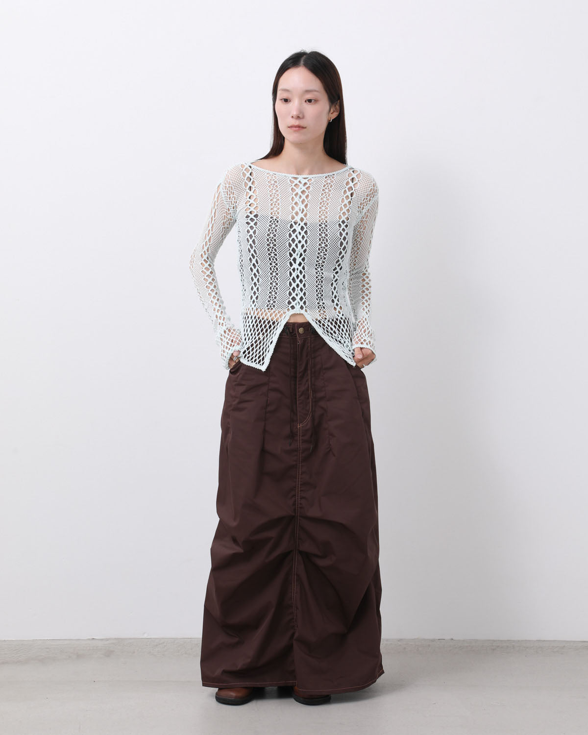 H.D. SKIRT - MEMORY POLY TAFFETA