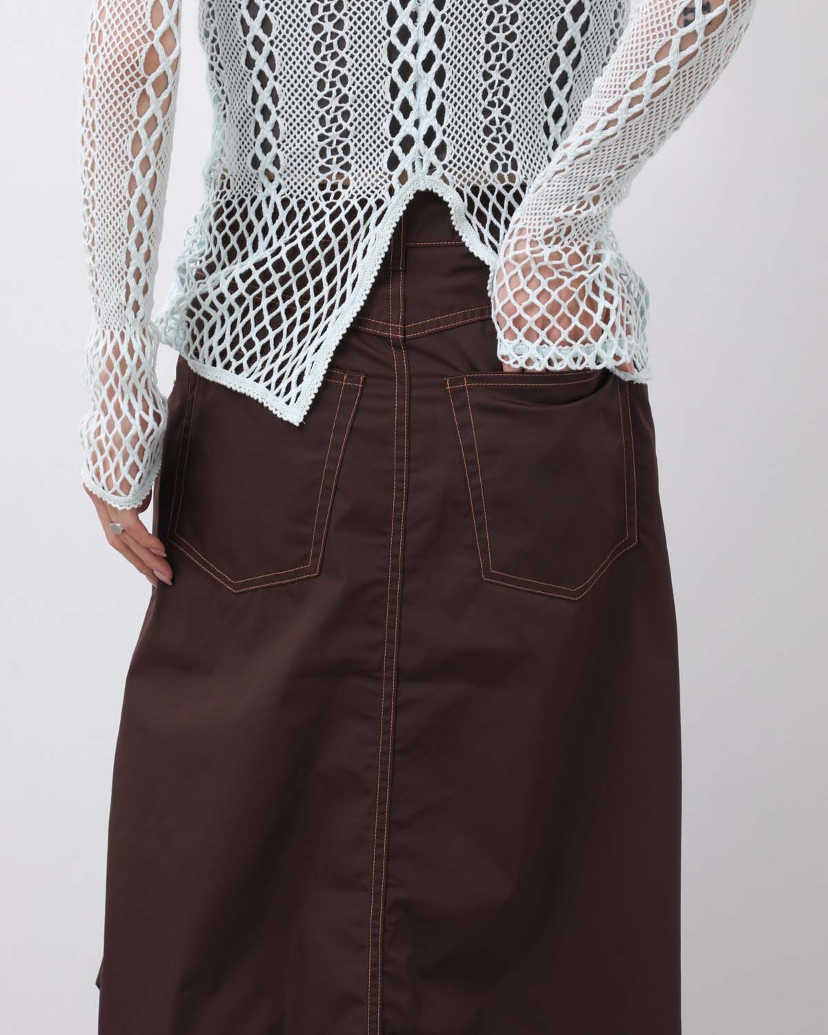 H.D. SKIRT - MEMORY POLY TAFFETA