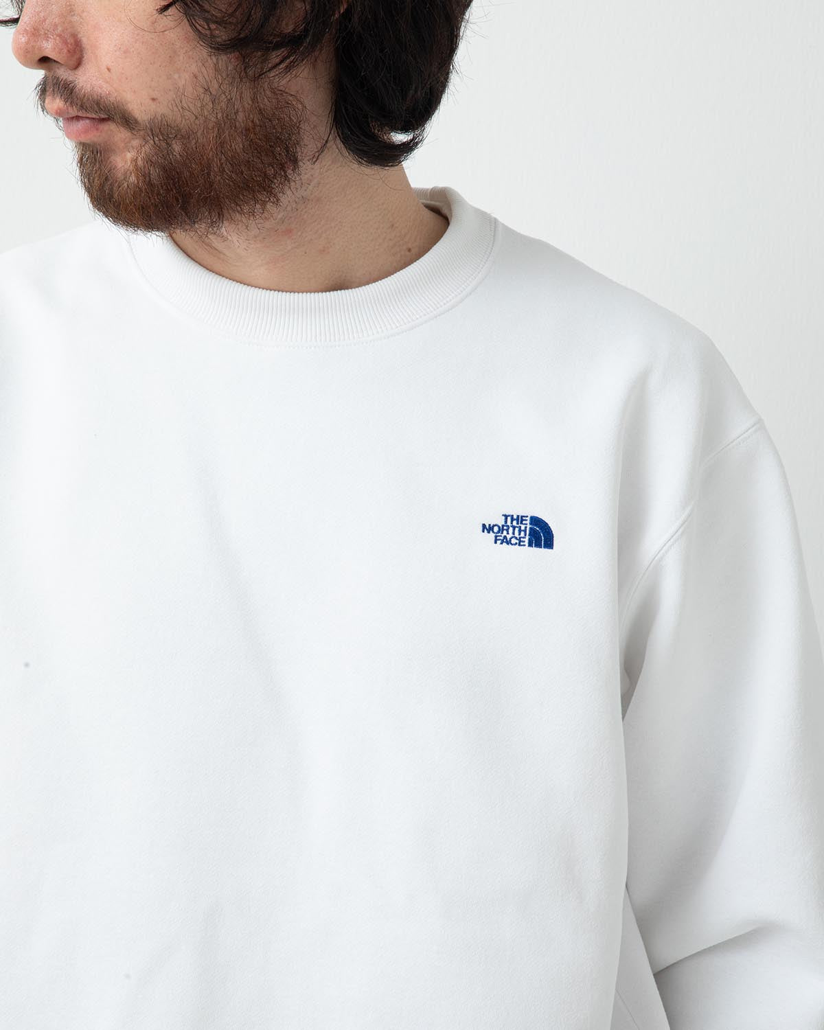 SMALL LOGO HEATHER SWEAT CREW