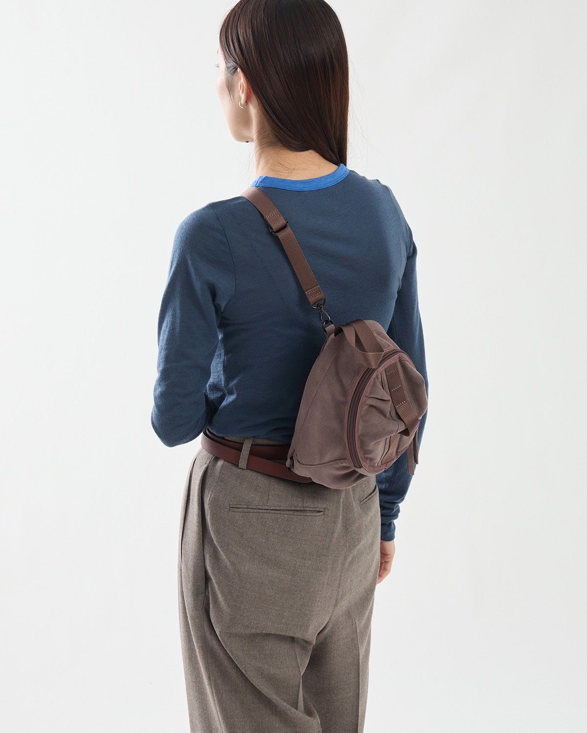 SYNTHETIC LEATHER ONE SHOULDER BAG