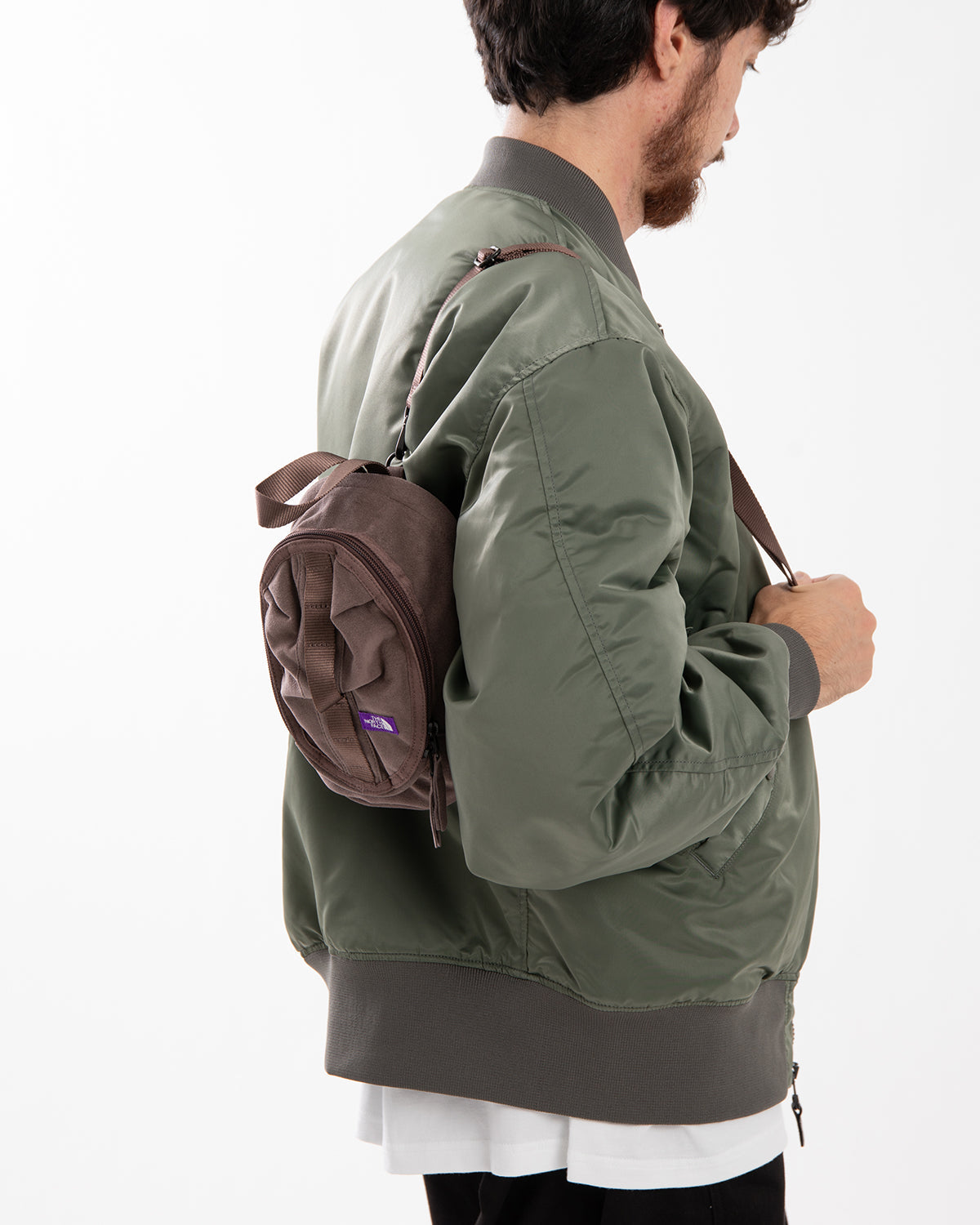 SYNTHETIC LEATHER ONE SHOULDER BAG