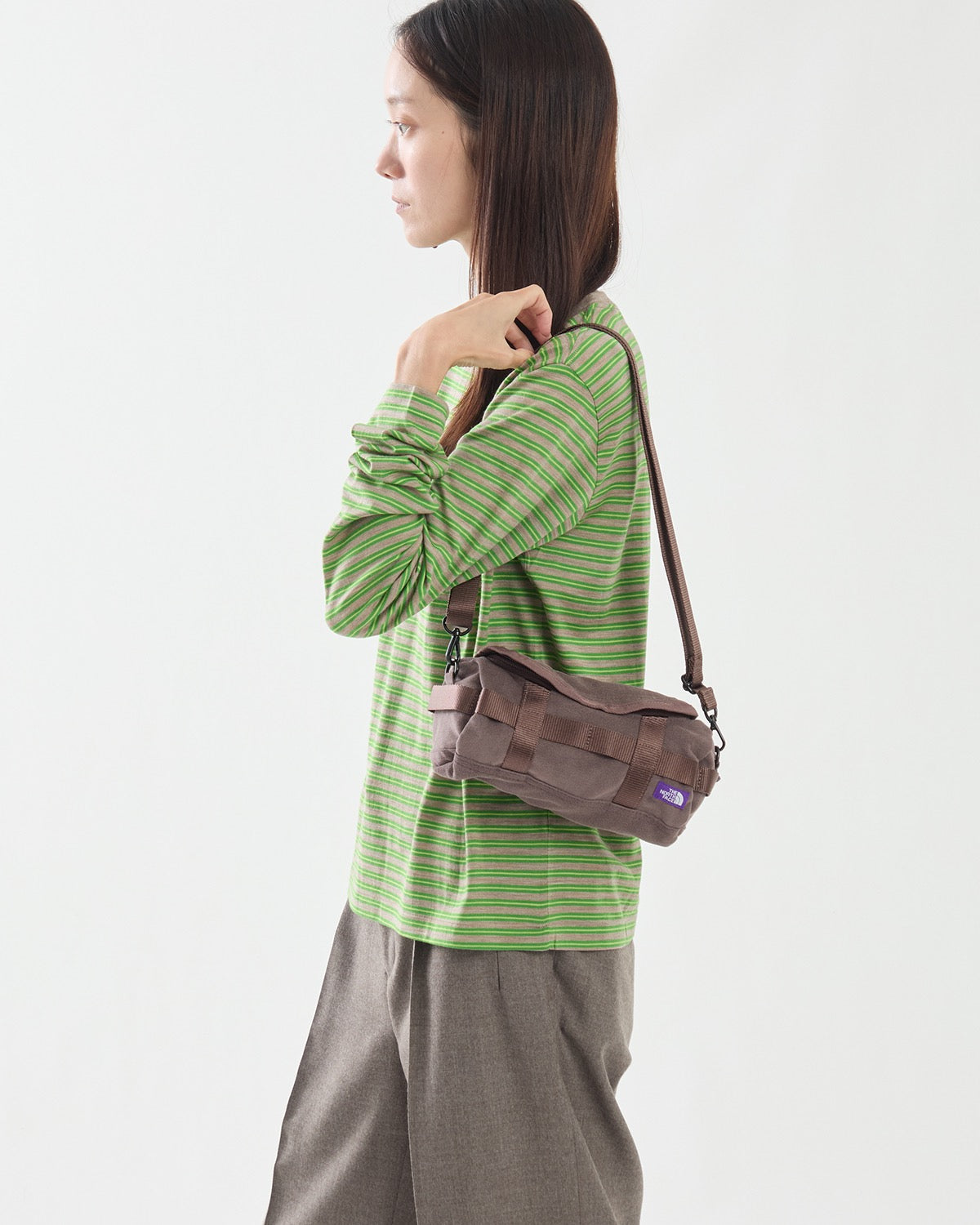 SYNTHETIC LEATHER DEMI DUFFLE BAG
