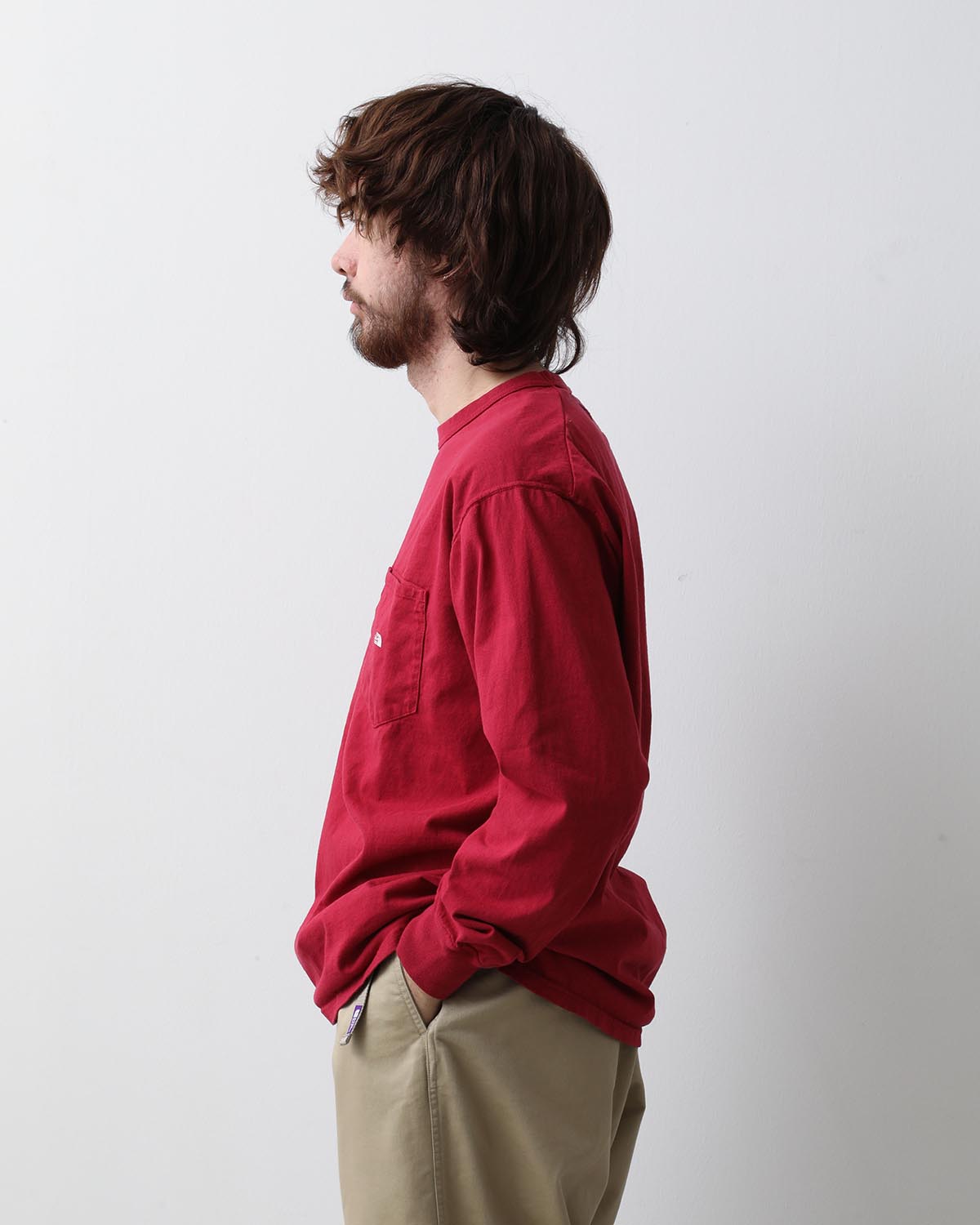 7OZ LONG SLEEVE POCKET TEE