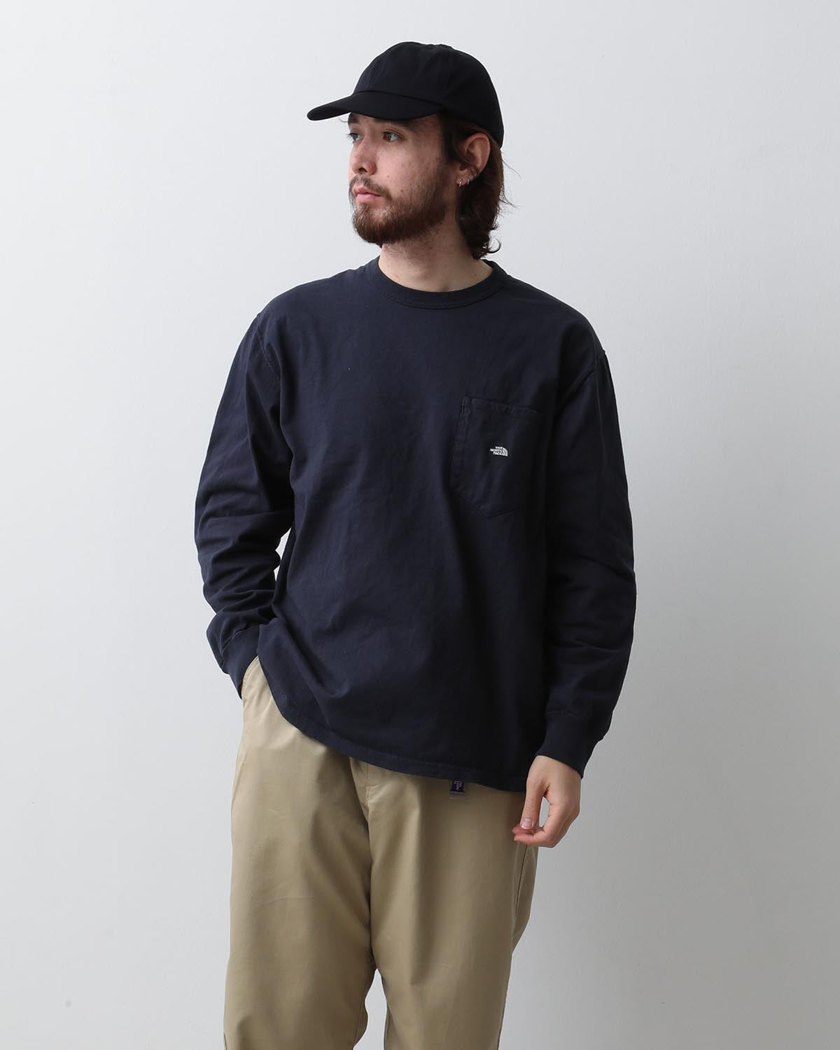 7OZ LONG SLEEVE POCKET TEE