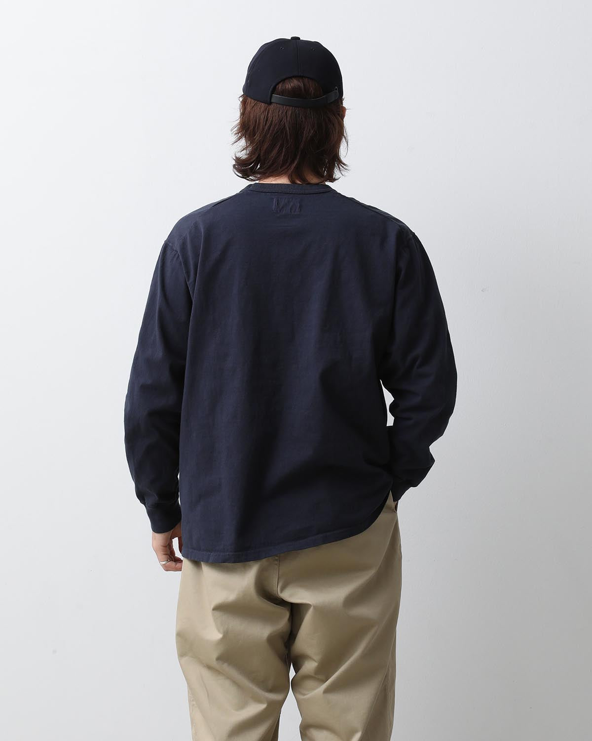 7OZ LONG SLEEVE POCKET TEE