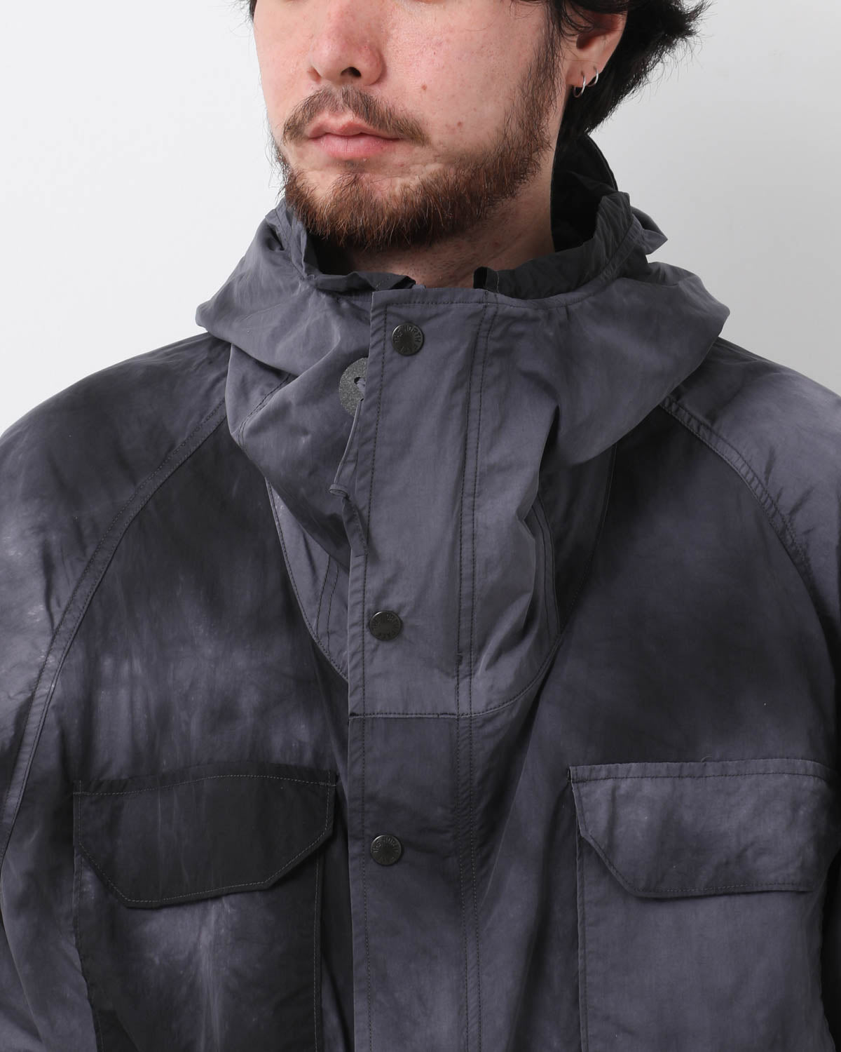 UNEVEN DYED FIELD MOUNTAIN PARKA