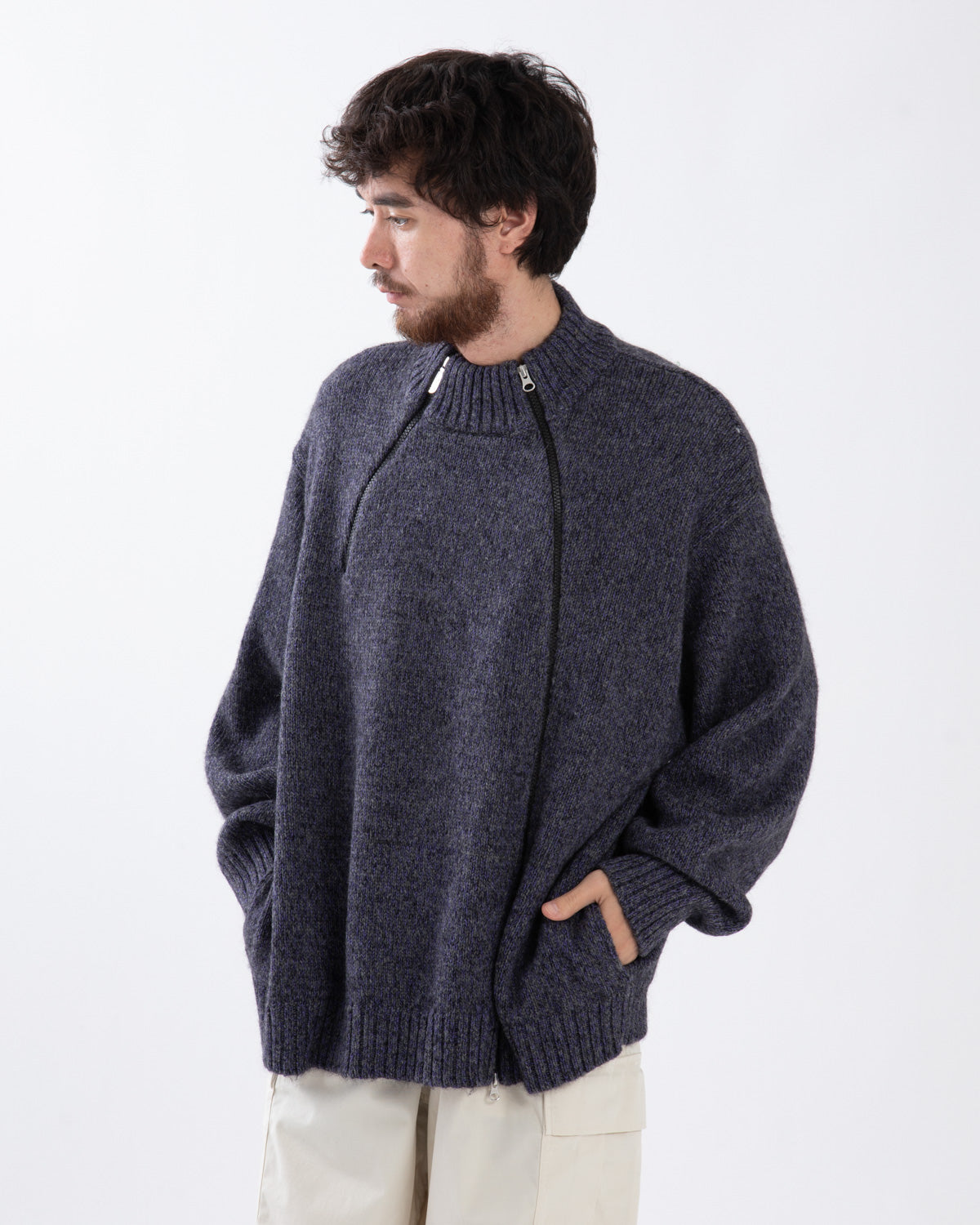 FIELD STEEP KNIT JACKET