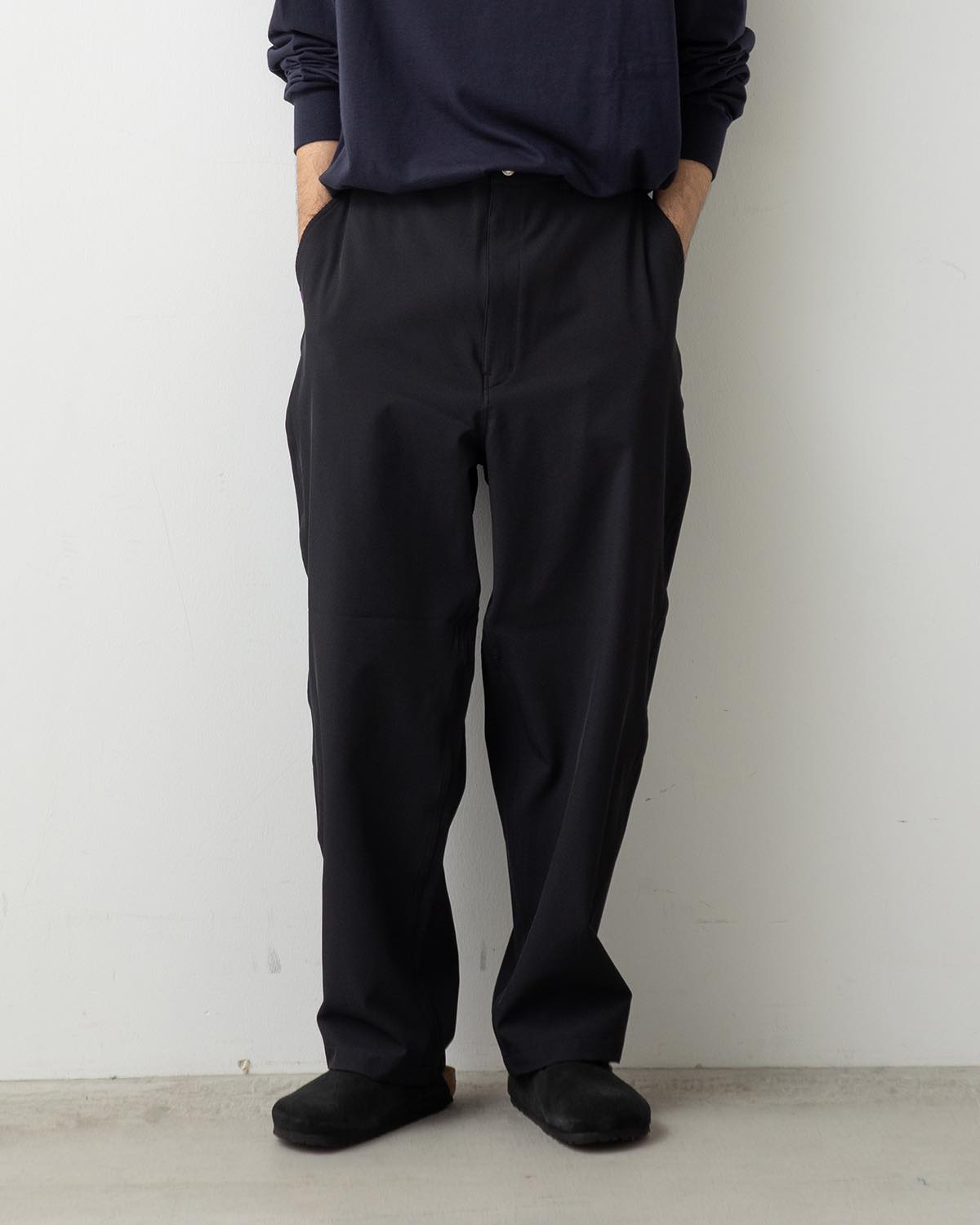 STRETCH TWILL WIDE TAPERED FIELD PANTS