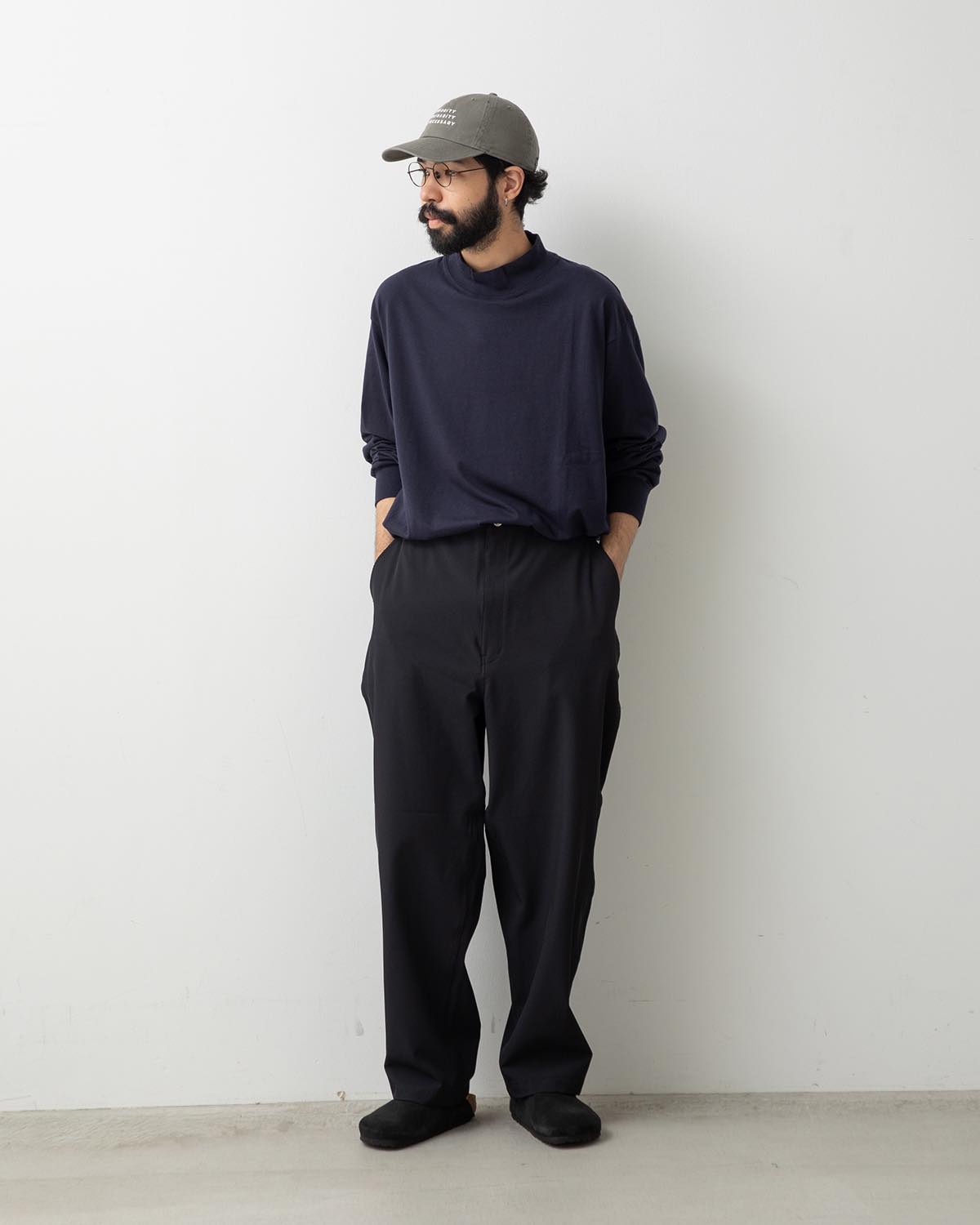 STRETCH TWILL WIDE TAPERED FIELD PANTS