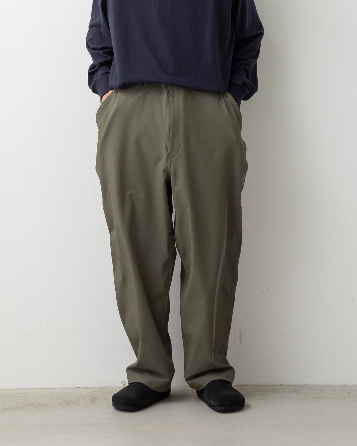 STRETCH TWILL WIDE TAPERED FIELD PANTS