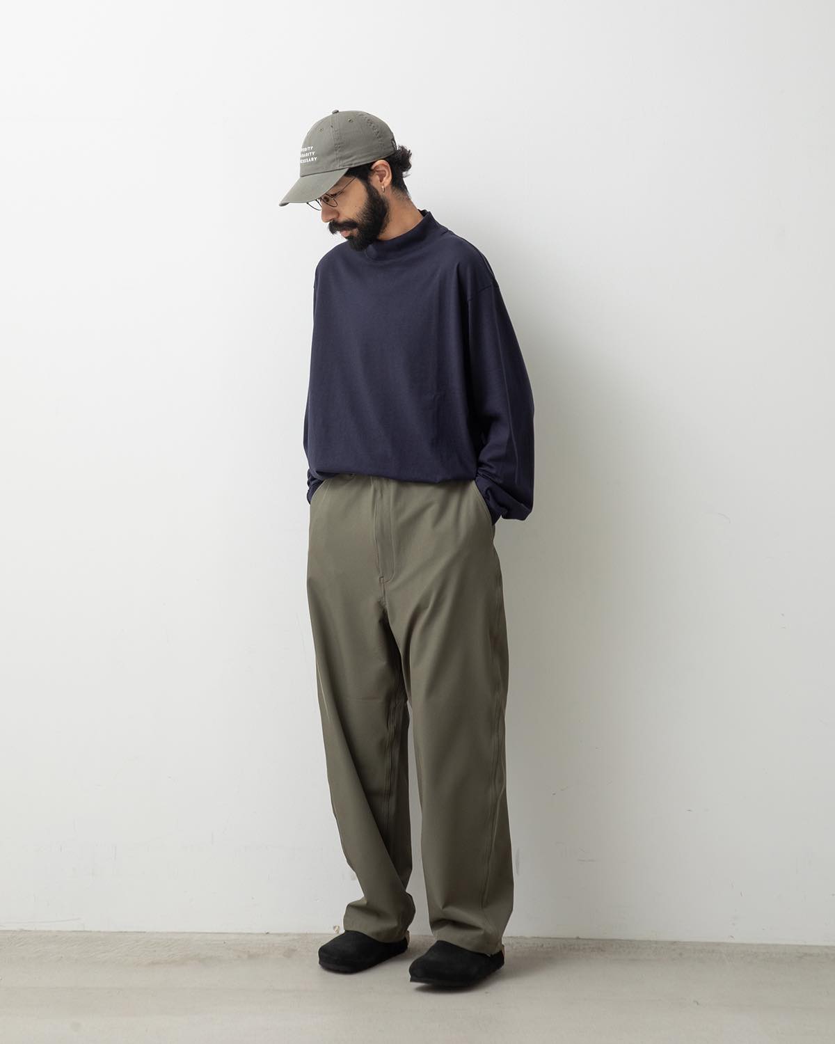 STRETCH TWILL WIDE TAPERED FIELD PANTS