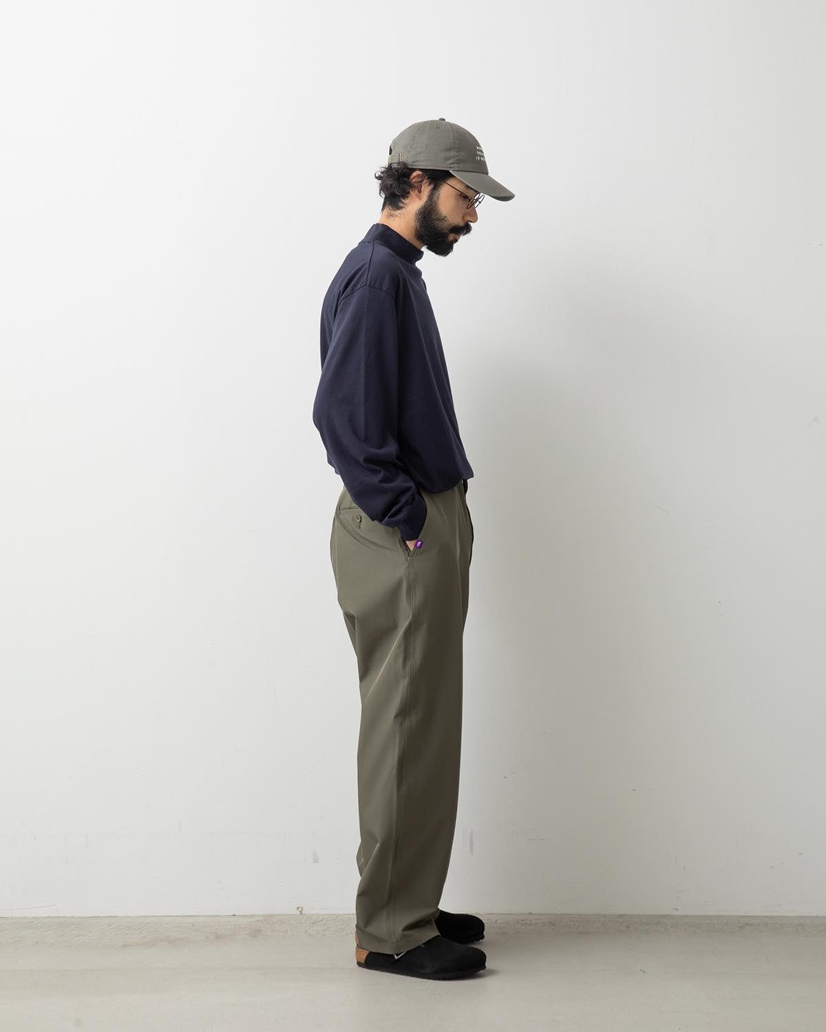 STRETCH TWILL WIDE TAPERED FIELD PANTS