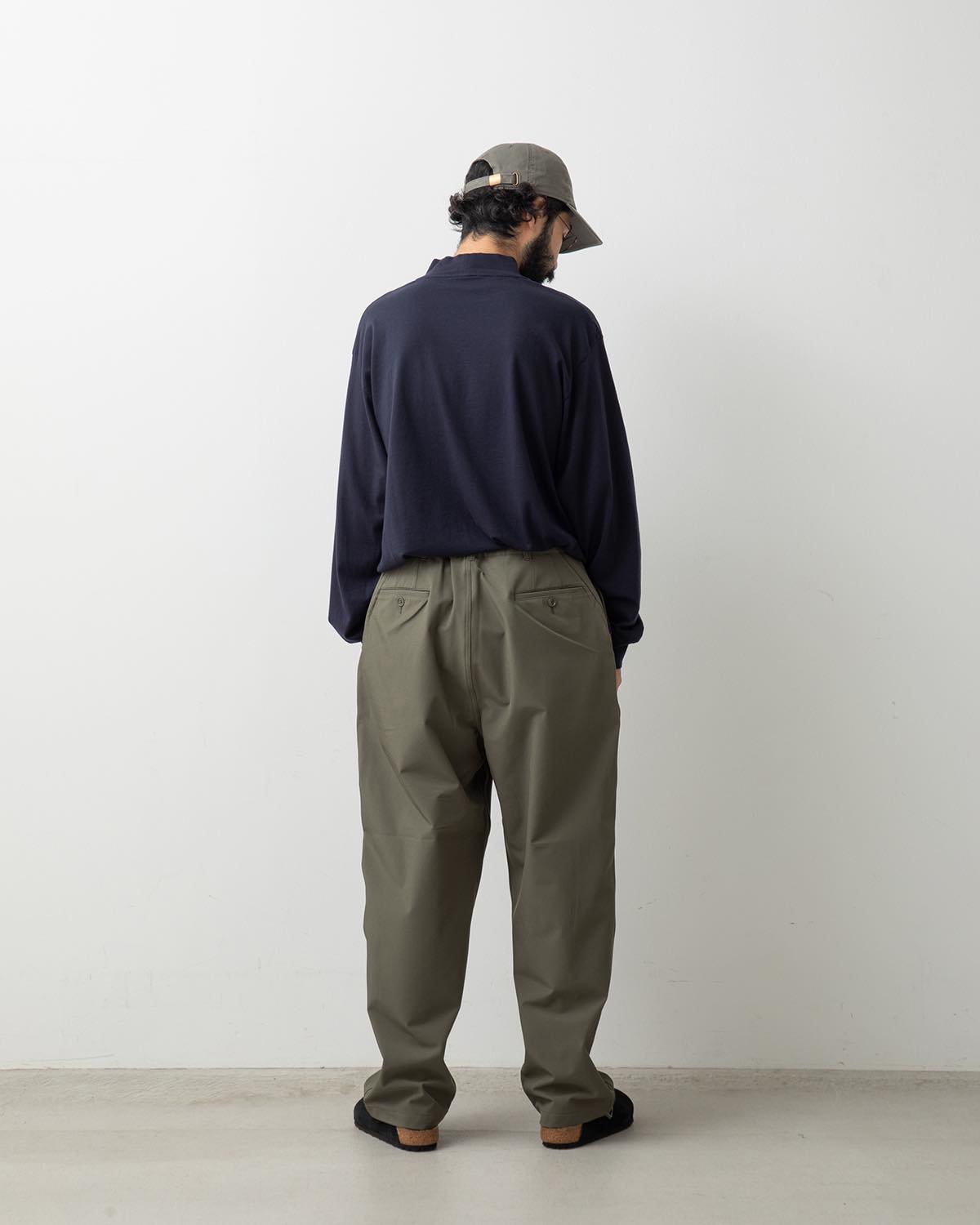 STRETCH TWILL WIDE TAPERED FIELD PANTS