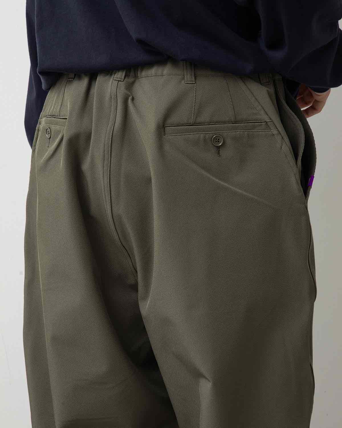 STRETCH TWILL WIDE TAPERED FIELD PANTS