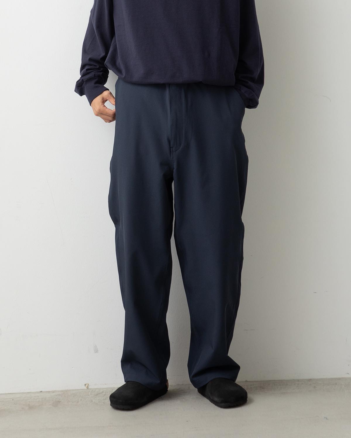 STRETCH TWILL WIDE TAPERED FIELD PANTS