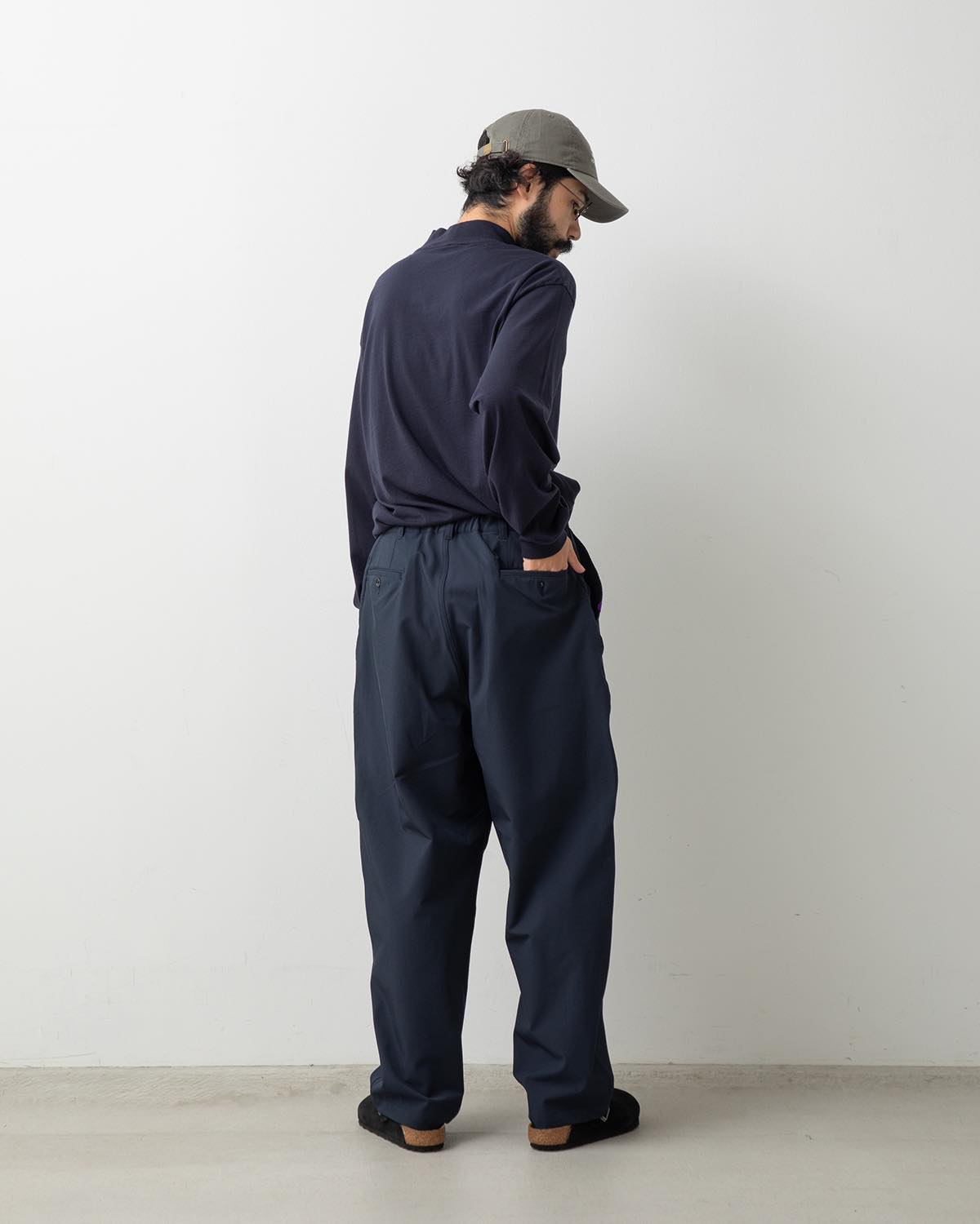 STRETCH TWILL WIDE TAPERED FIELD PANTS