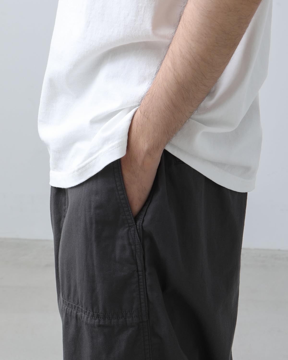 RIPSTOP WIDE CROPPED FIELD PANTS