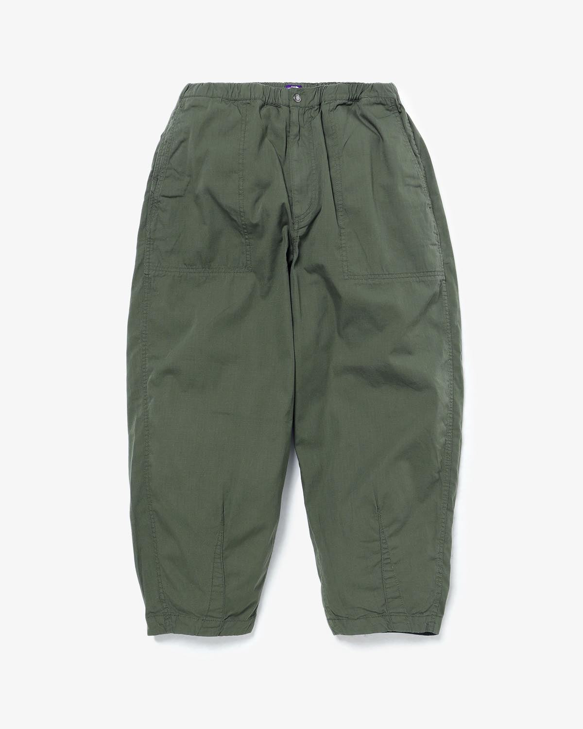 RIPSTOP WIDE CROPPED FIELD PANTS