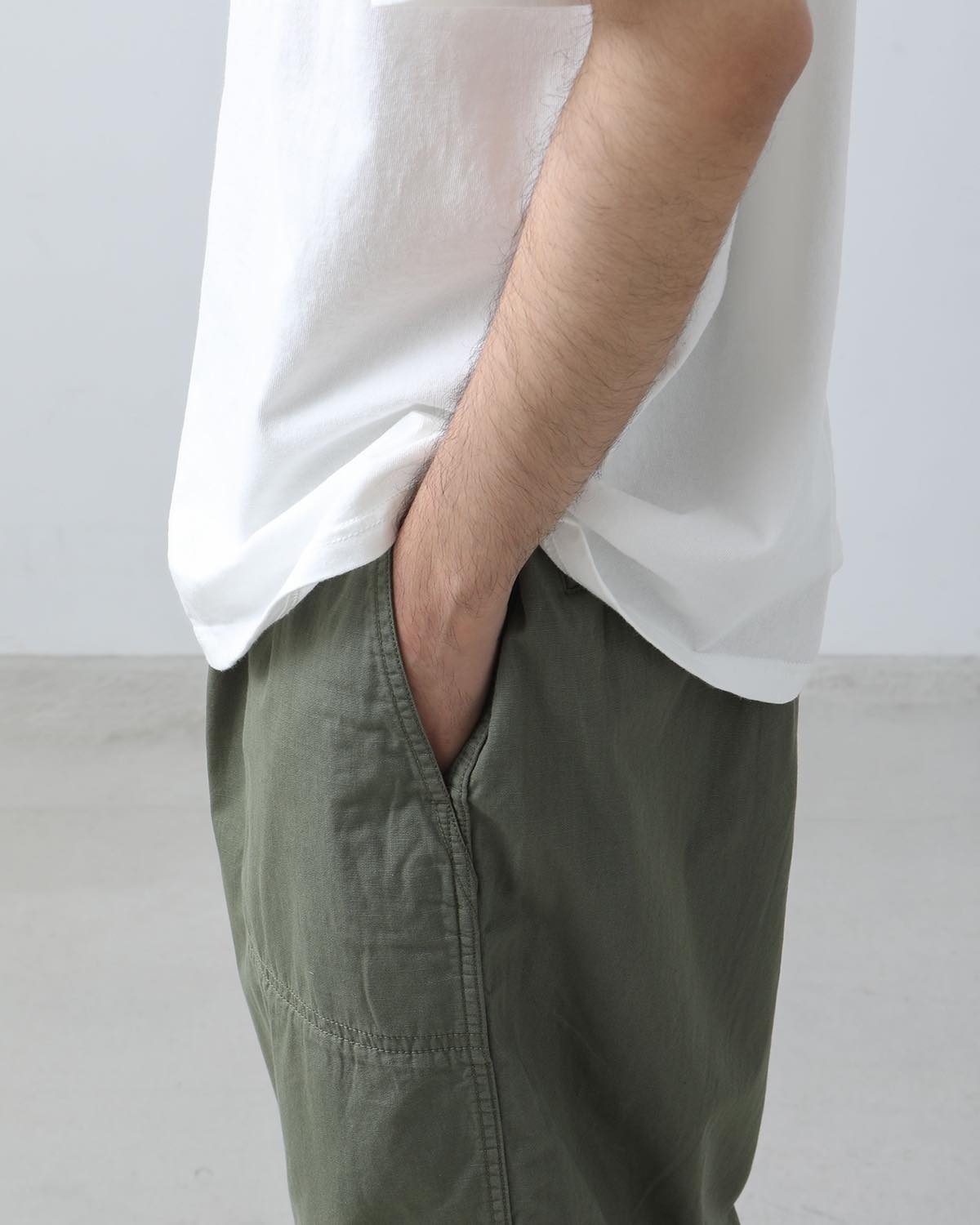 RIPSTOP WIDE CROPPED FIELD PANTS