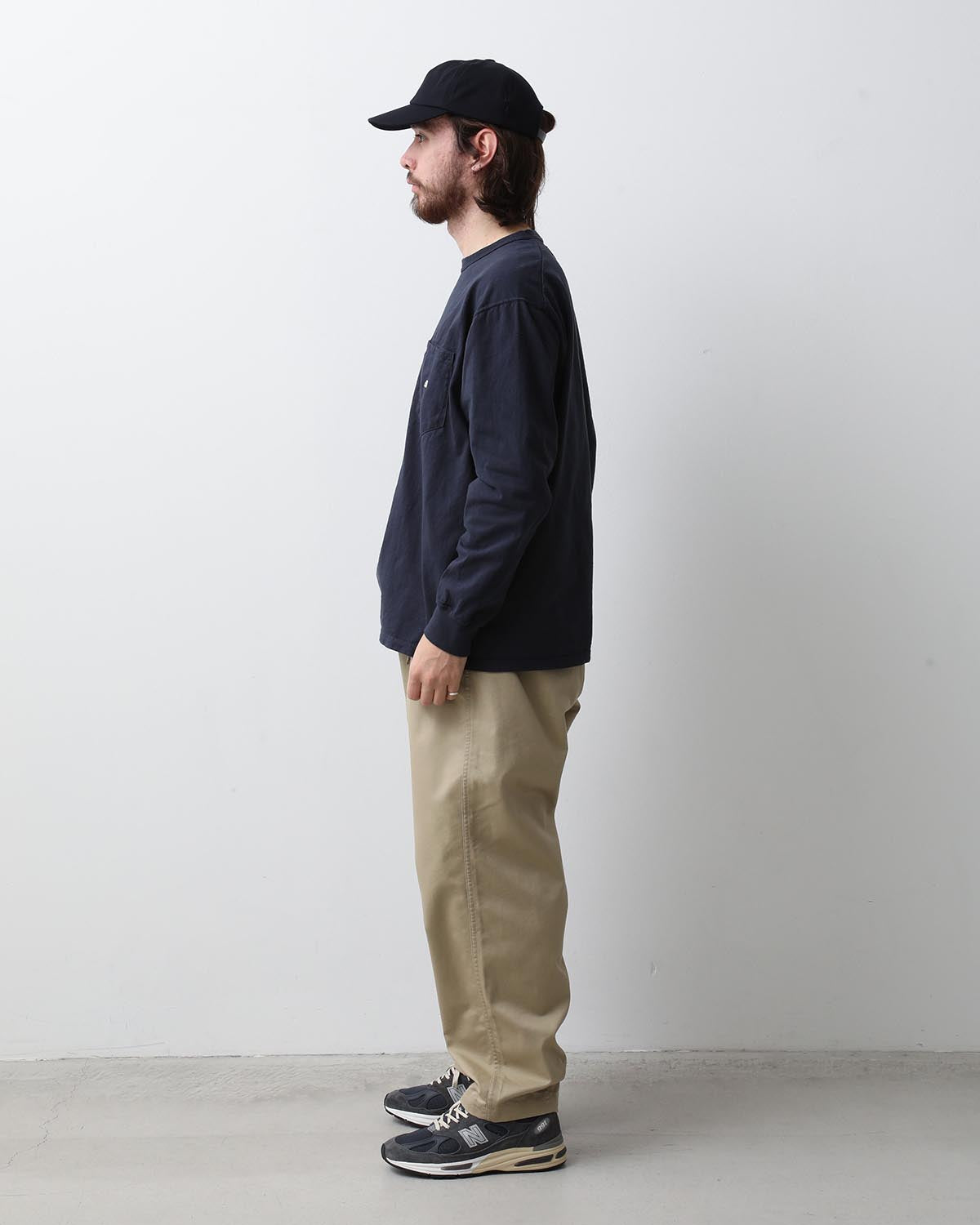 COOLMAX CHINO WIDE TAPERED PANTS